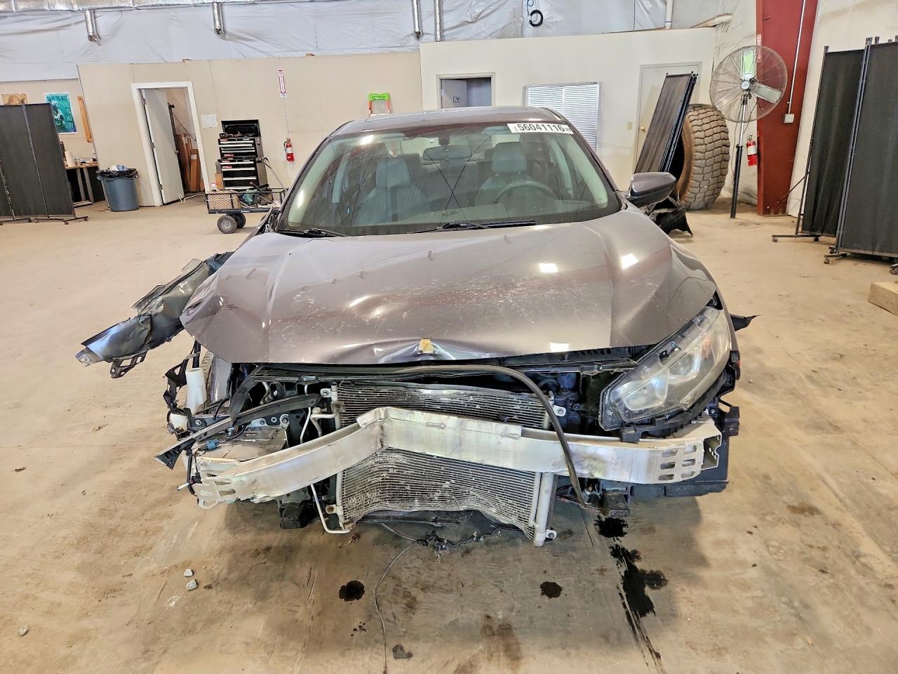 2016 Honda Civic Ex Gray vin: 19XFC2F73GE027759