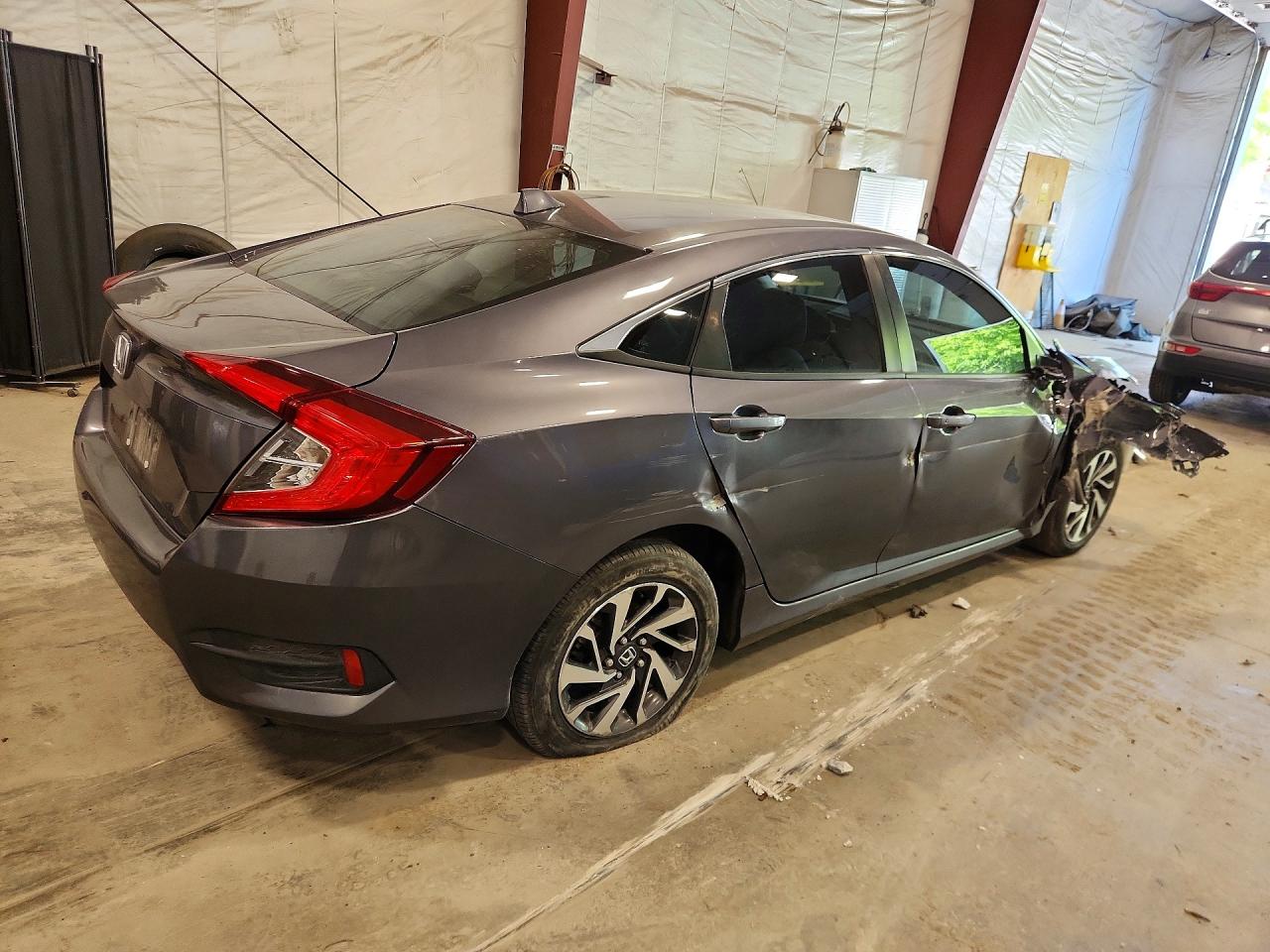 2016 Honda Civic Ex Gray vin: 19XFC2F73GE027759