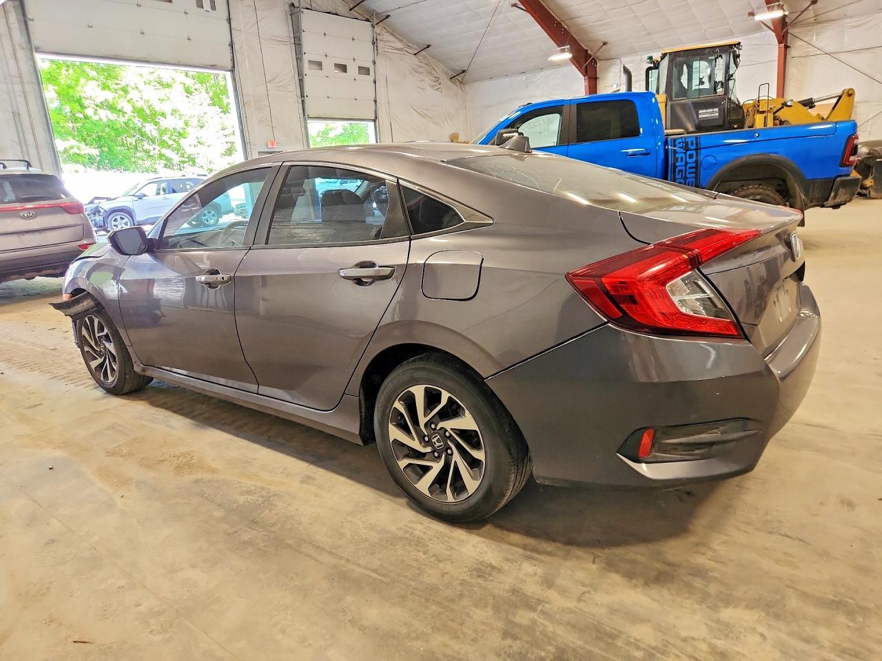 2016 Honda Civic Ex Gray vin: 19XFC2F73GE027759