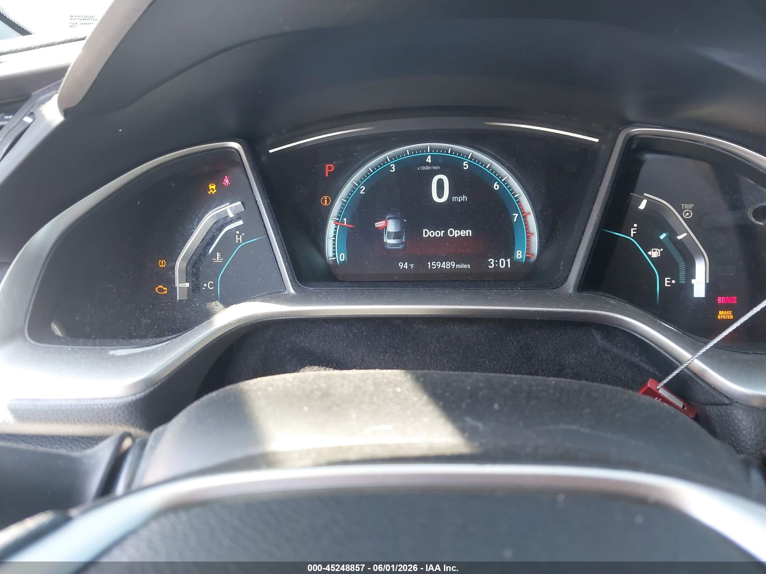 2016 Honda Civic Ex Белый vin: 19XFC2F74GE203833