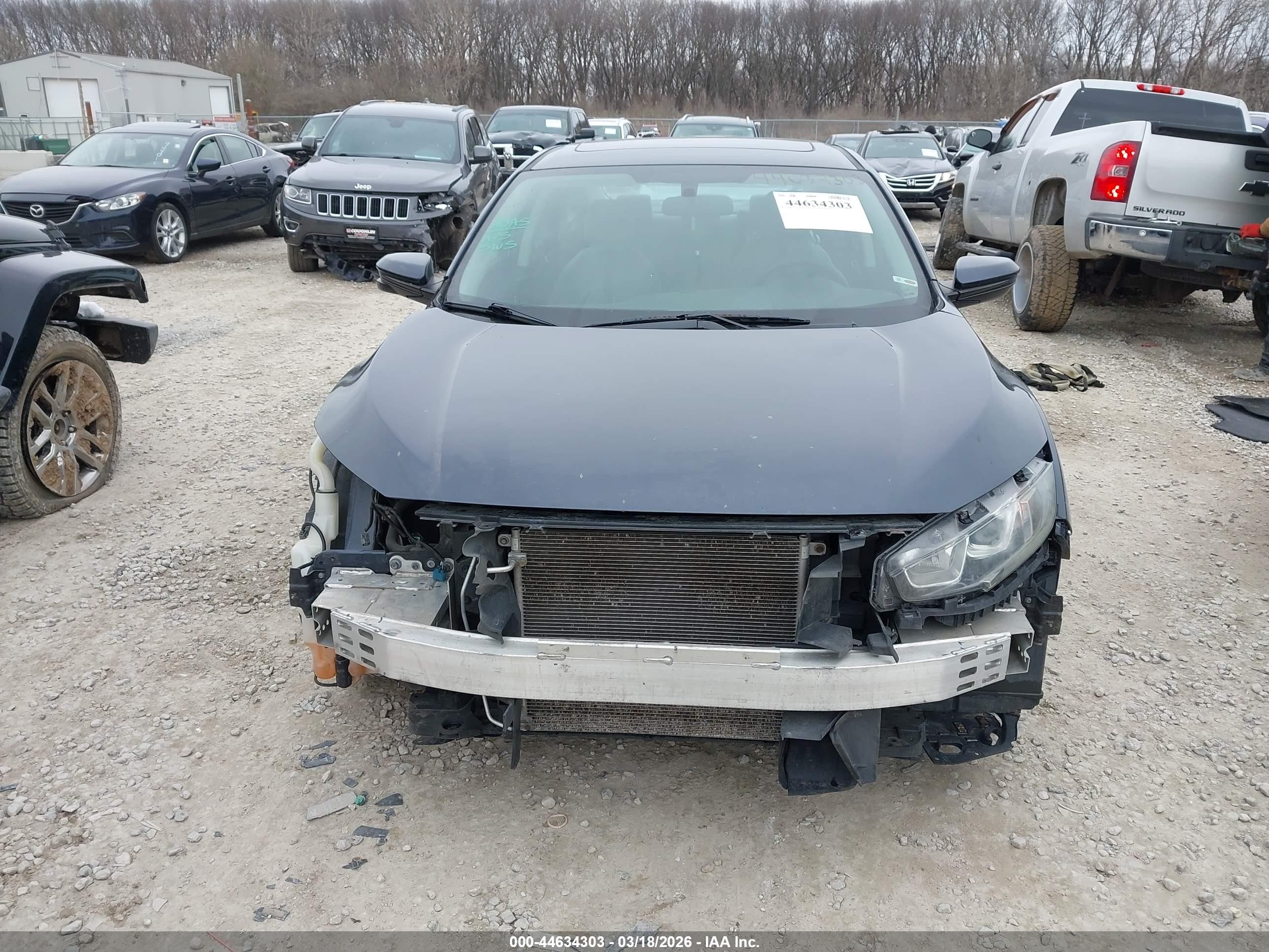 2016 Honda Civic Ex Blue vin: 19XFC2F75GE046863