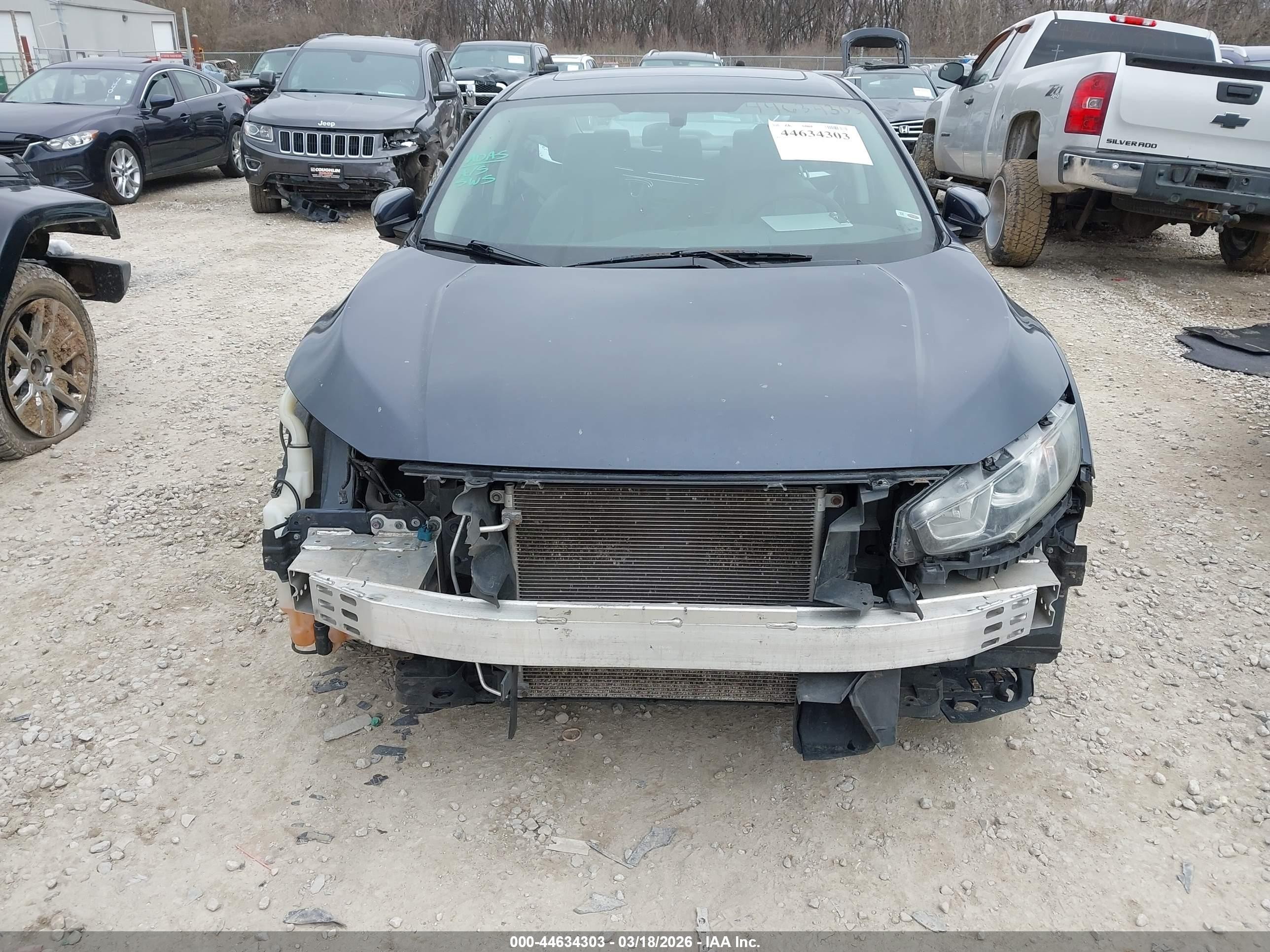 2016 Honda Civic Ex Blue vin: 19XFC2F75GE046863