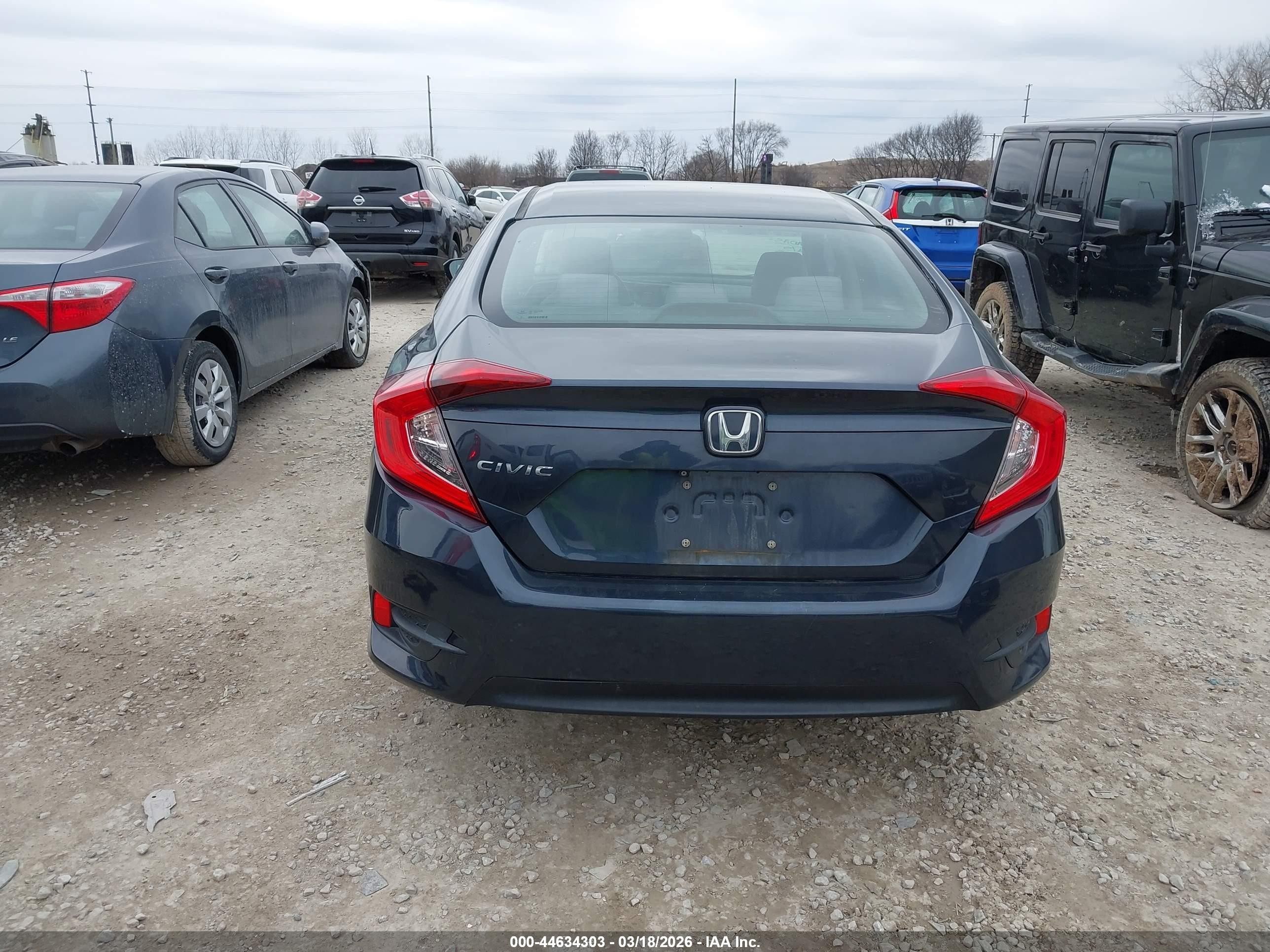 2016 Honda Civic Ex Blue vin: 19XFC2F75GE046863