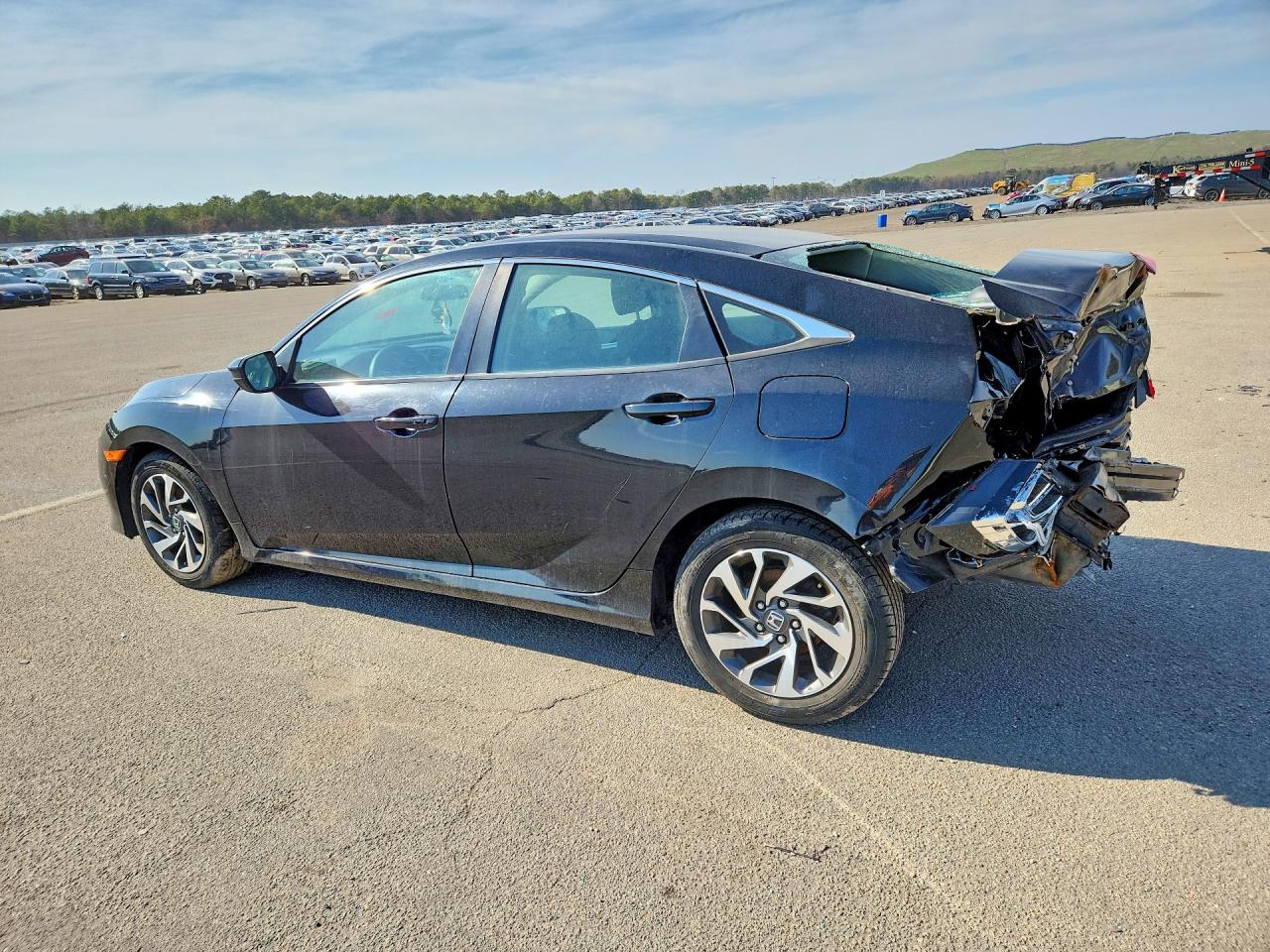 2016 Honda Civic Ex Black vin: 19XFC2F75GE224674