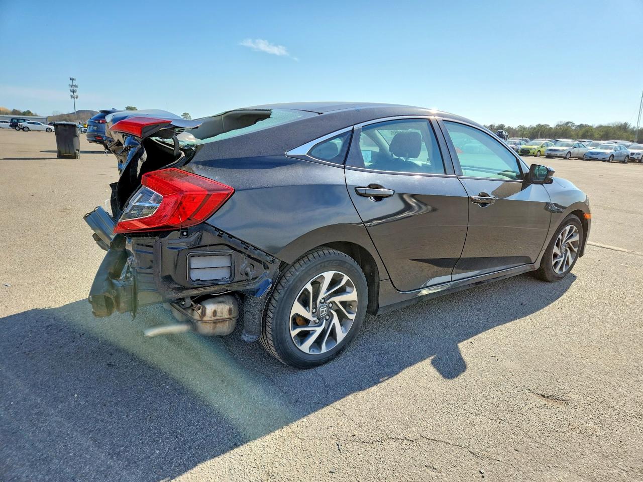 2016 Honda Civic Ex Black vin: 19XFC2F75GE224674
