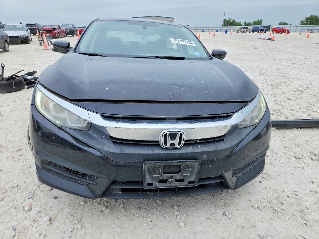 2017 Honda Civic Ex Black vin: 19XFC2F75HE052535