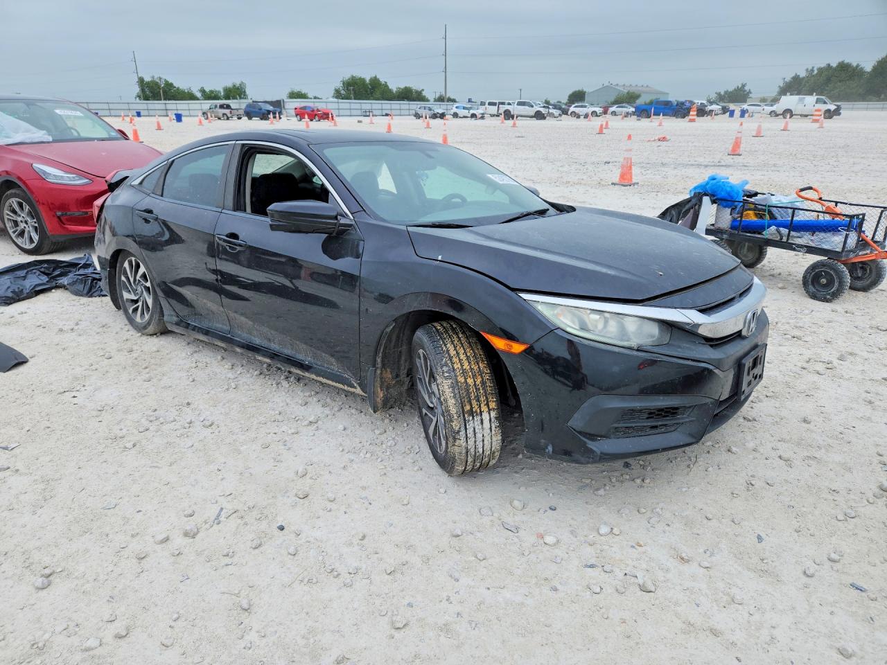 2017 Honda Civic Ex Black vin: 19XFC2F75HE052535