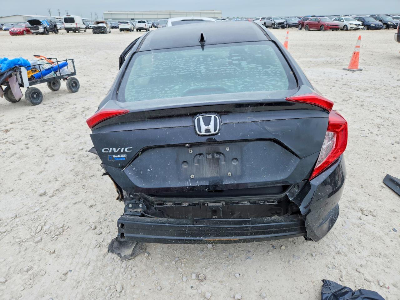2017 Honda Civic Ex Black vin: 19XFC2F75HE052535