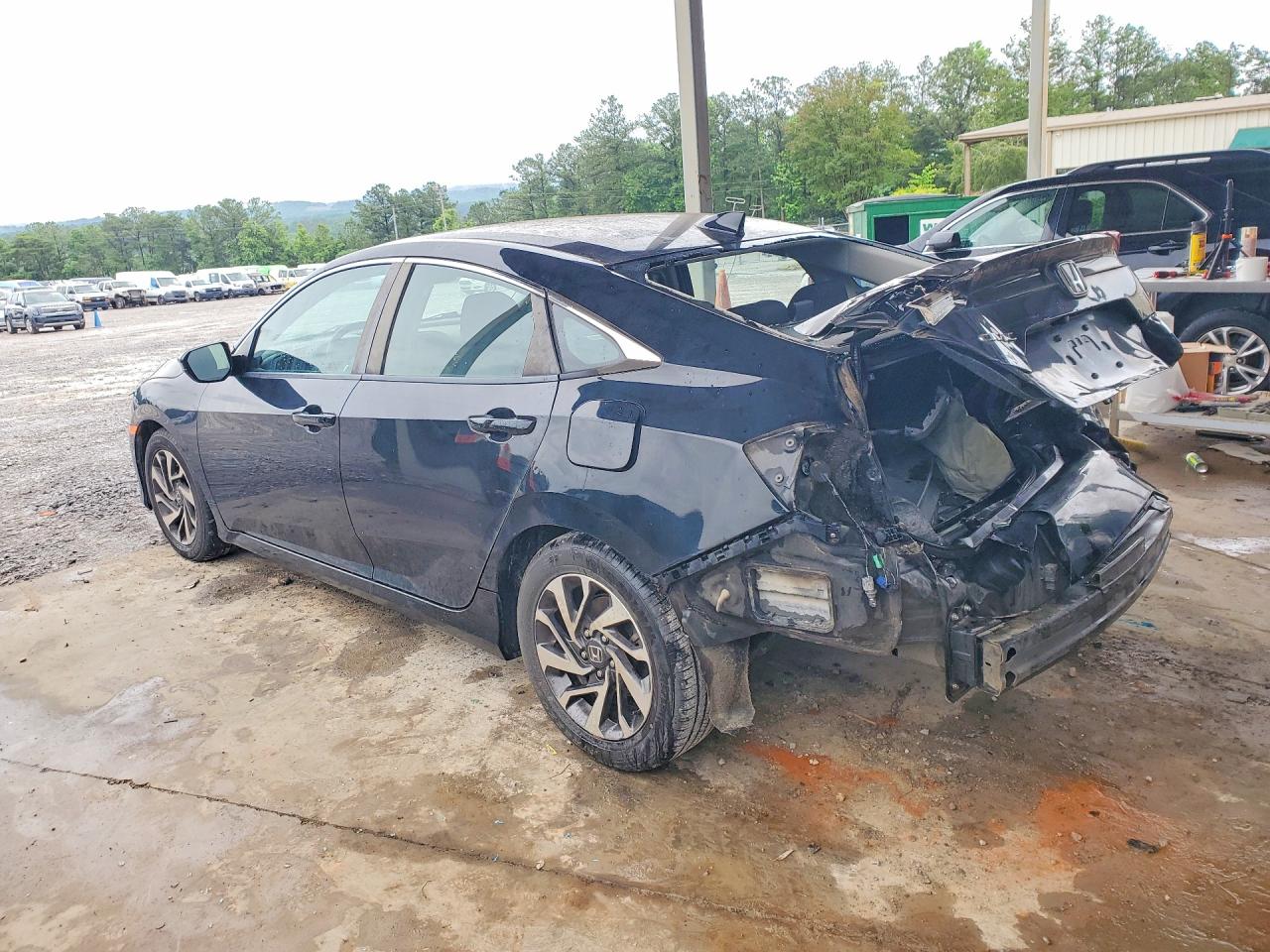 2017 Honda Civic Ex Black vin: 19XFC2F75HE057153