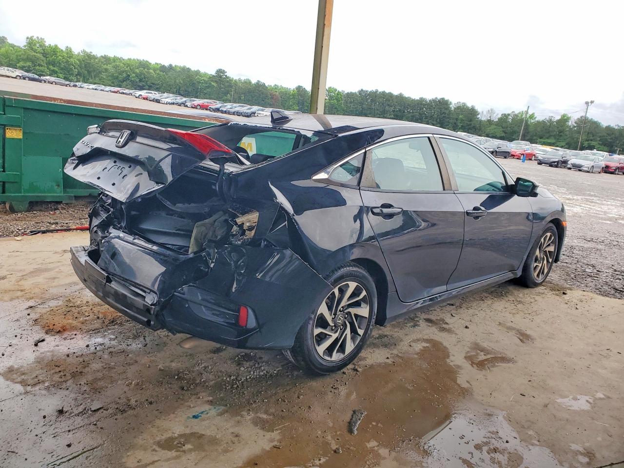 2017 Honda Civic Ex Black vin: 19XFC2F75HE057153