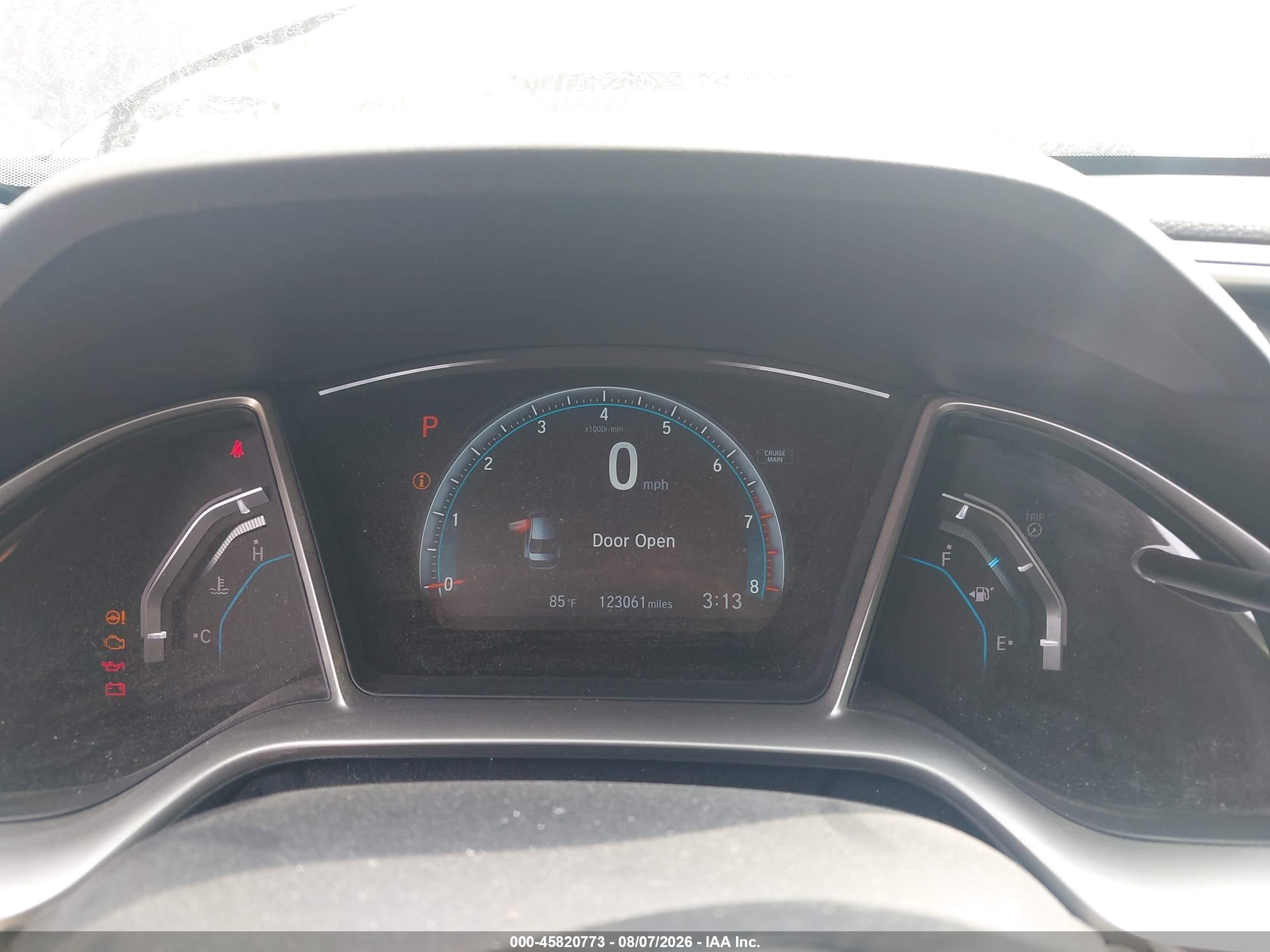 2018 Honda Civic Ex Black vin: 19XFC2F75JE011344