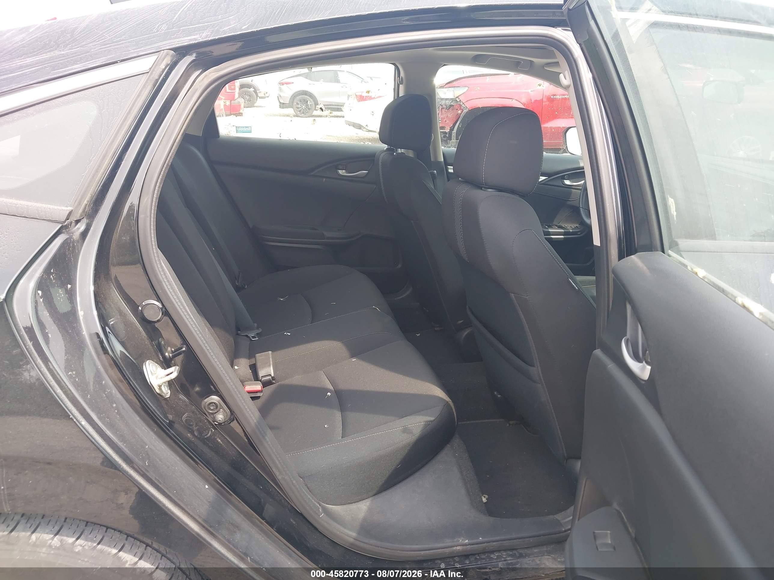 2018 Honda Civic Ex Black vin: 19XFC2F75JE011344