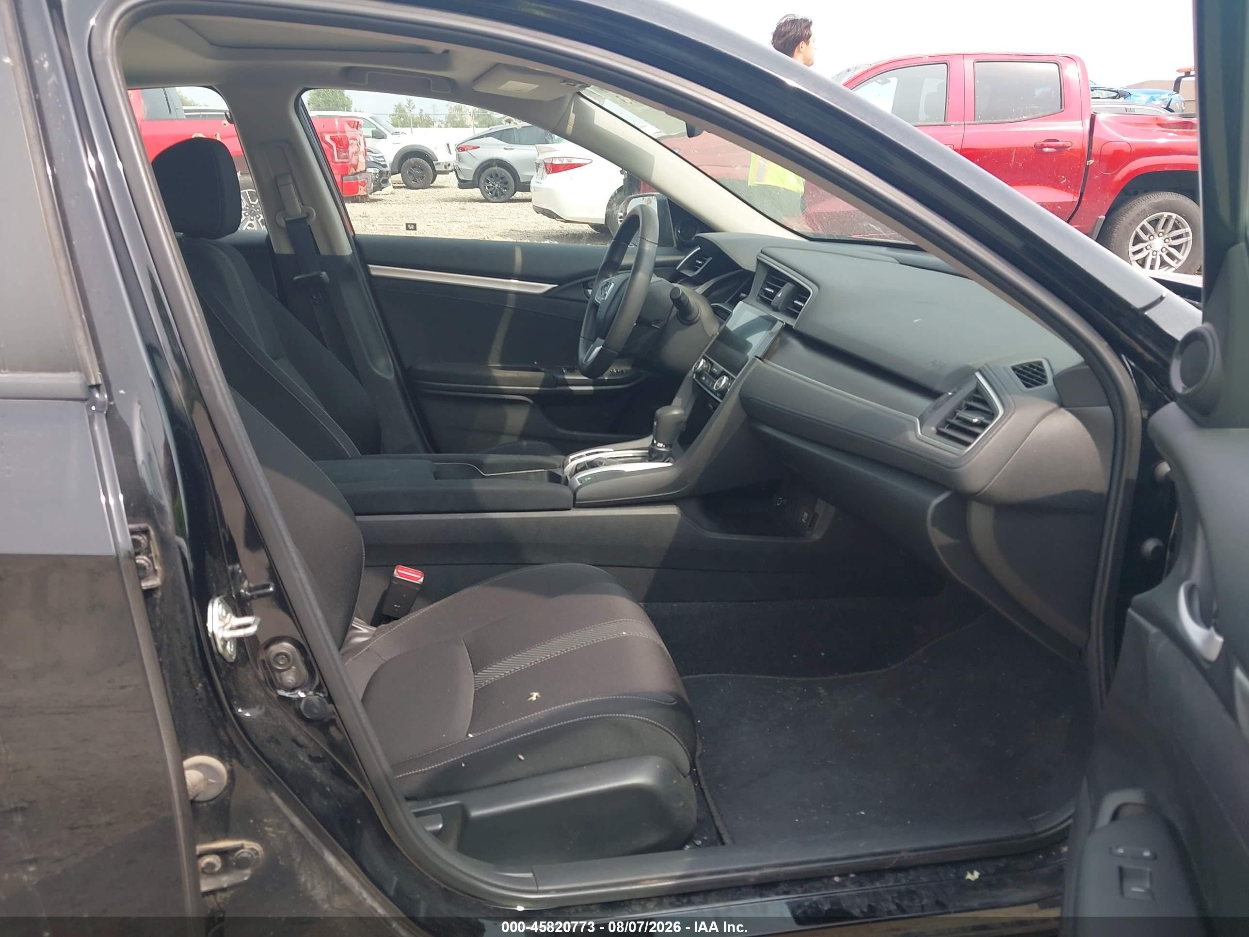 2018 Honda Civic Ex Black vin: 19XFC2F75JE011344
