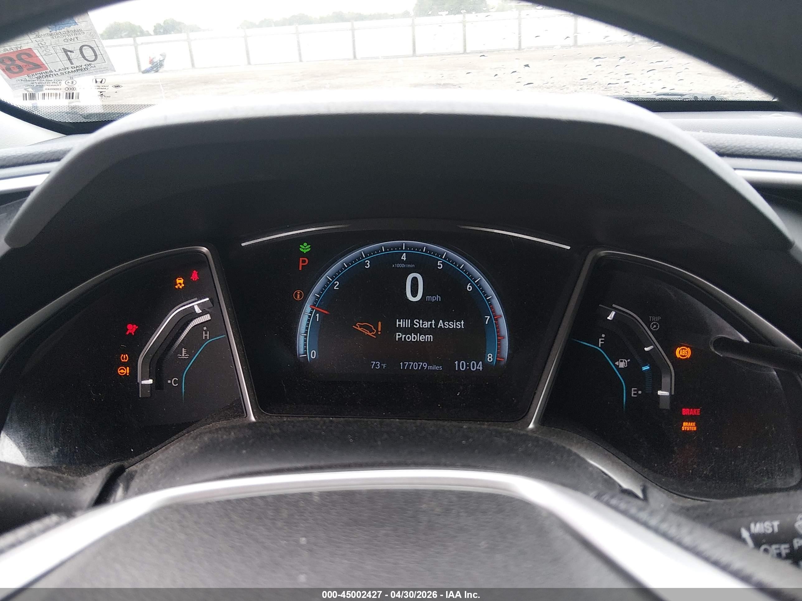 2016 Honda Civic Ex Черный vin: 19XFC2F76GE069892