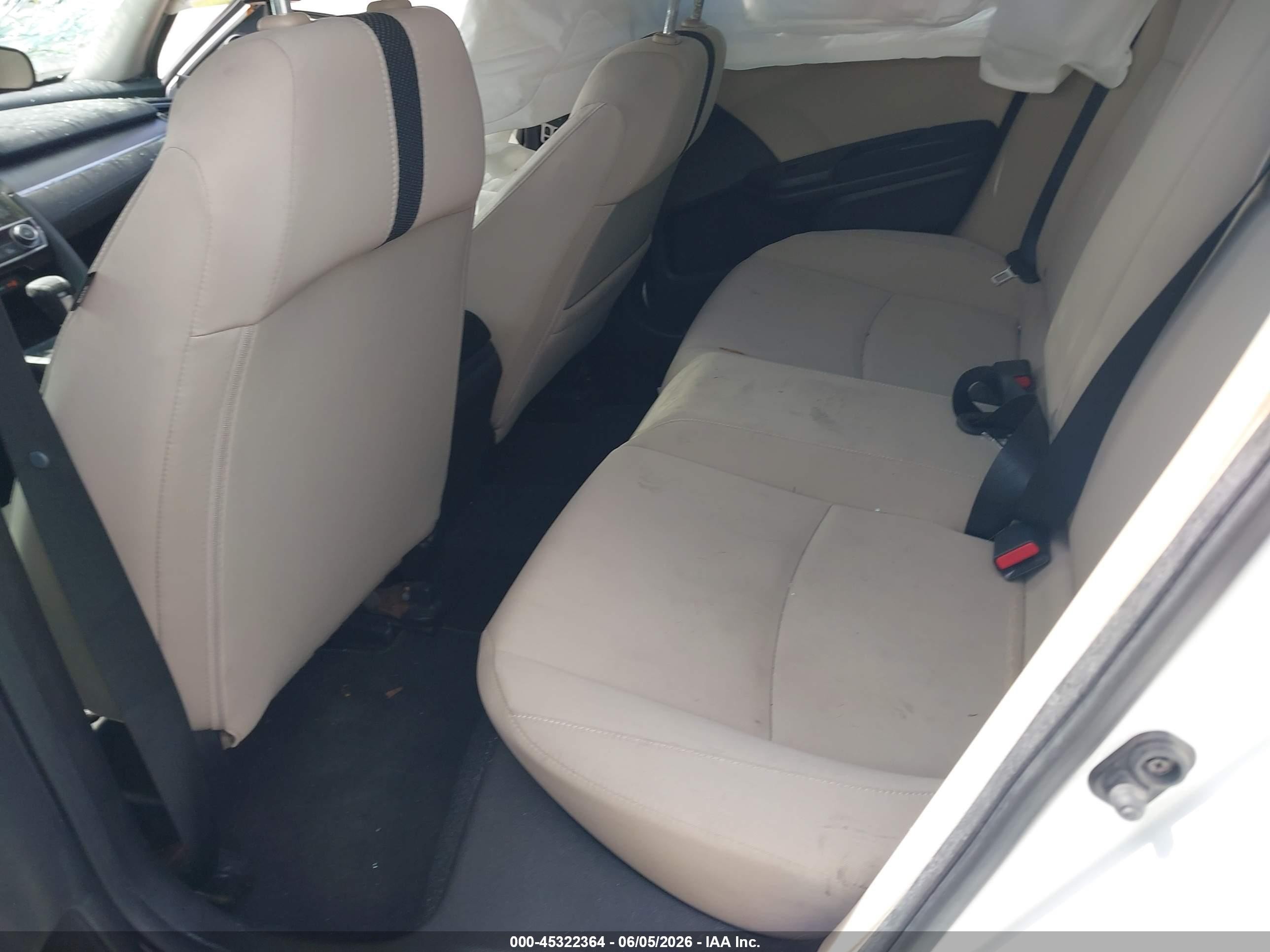 2017 Honda Civic Ex White vin: 19XFC2F76HE207223