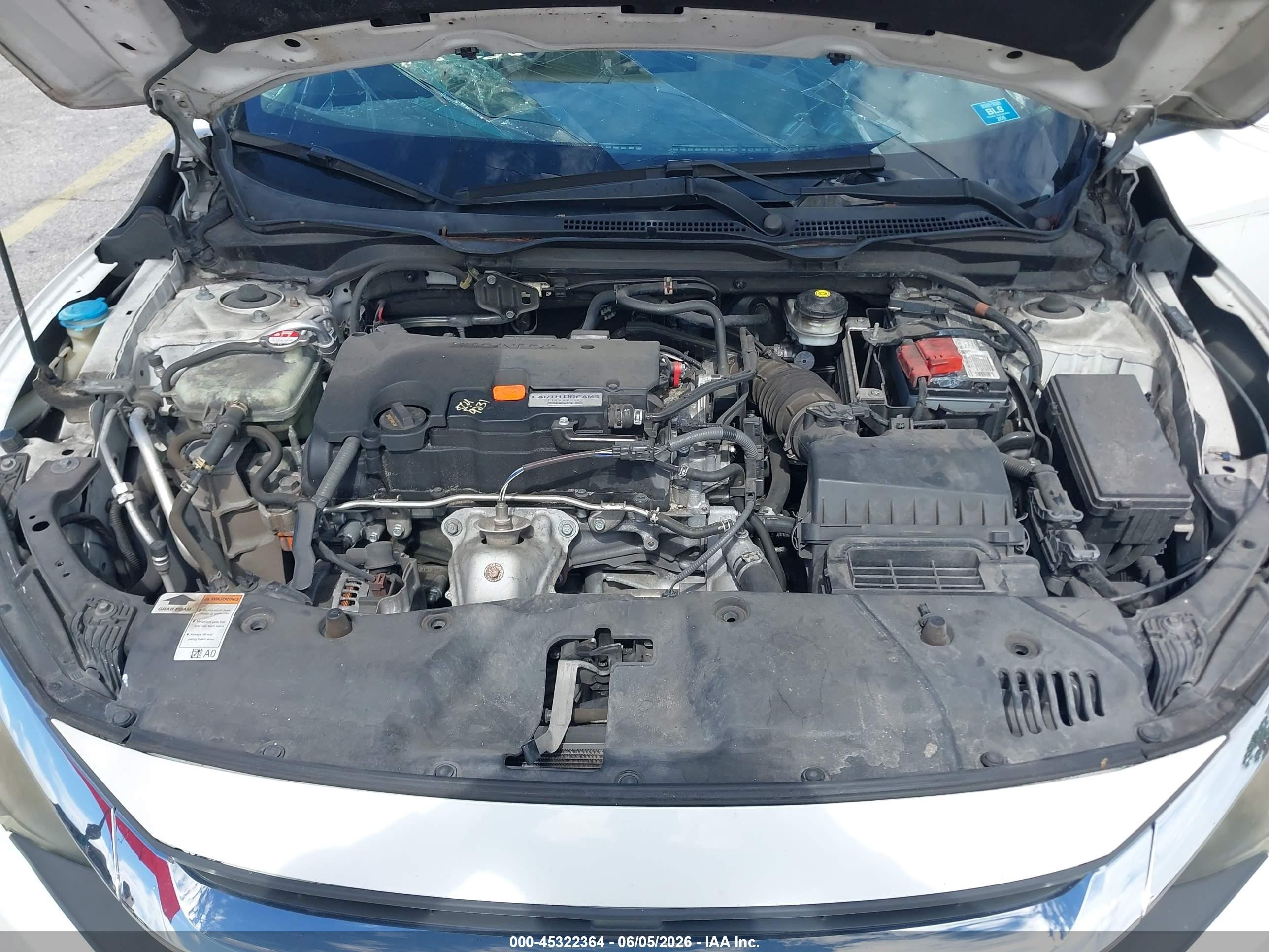 2017 Honda Civic Ex White vin: 19XFC2F76HE207223