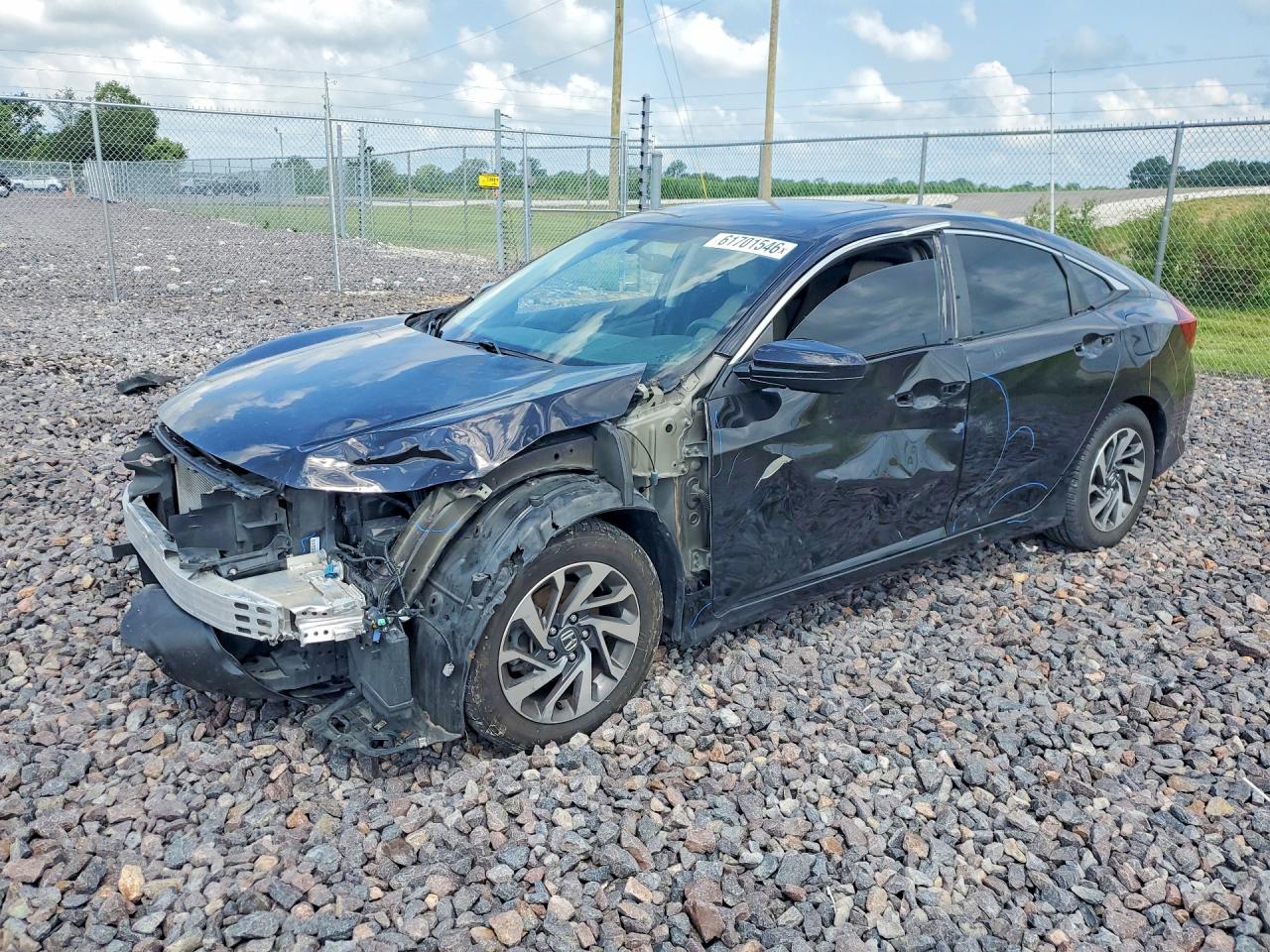 2018 Honda Civic Ex Black vin: 19XFC2F76JE023552