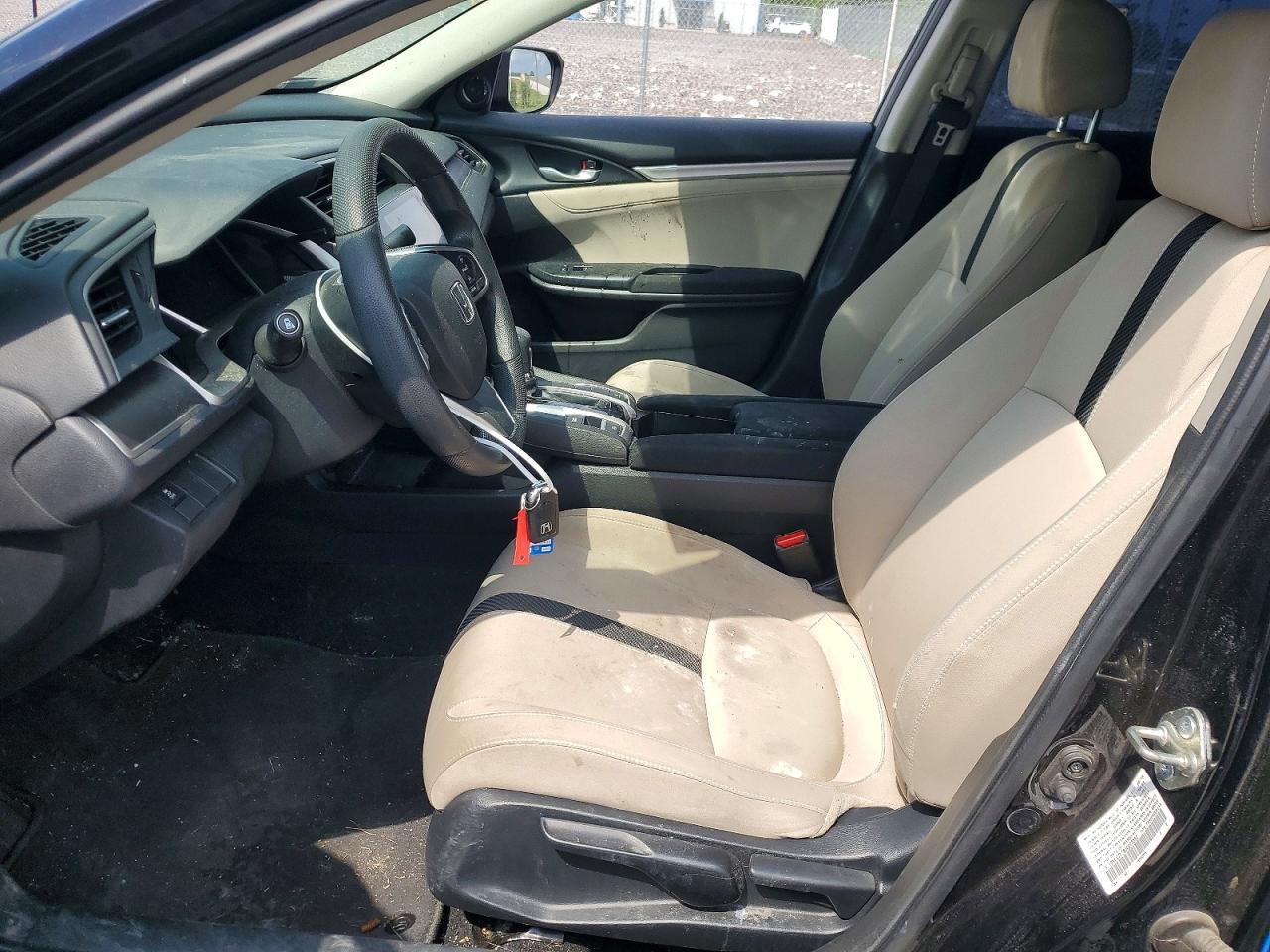 2018 Honda Civic Ex Black vin: 19XFC2F76JE023552