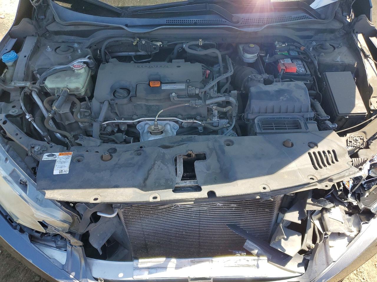 2018 Honda Civic Ex Gray vin: 19XFC2F77JE205096