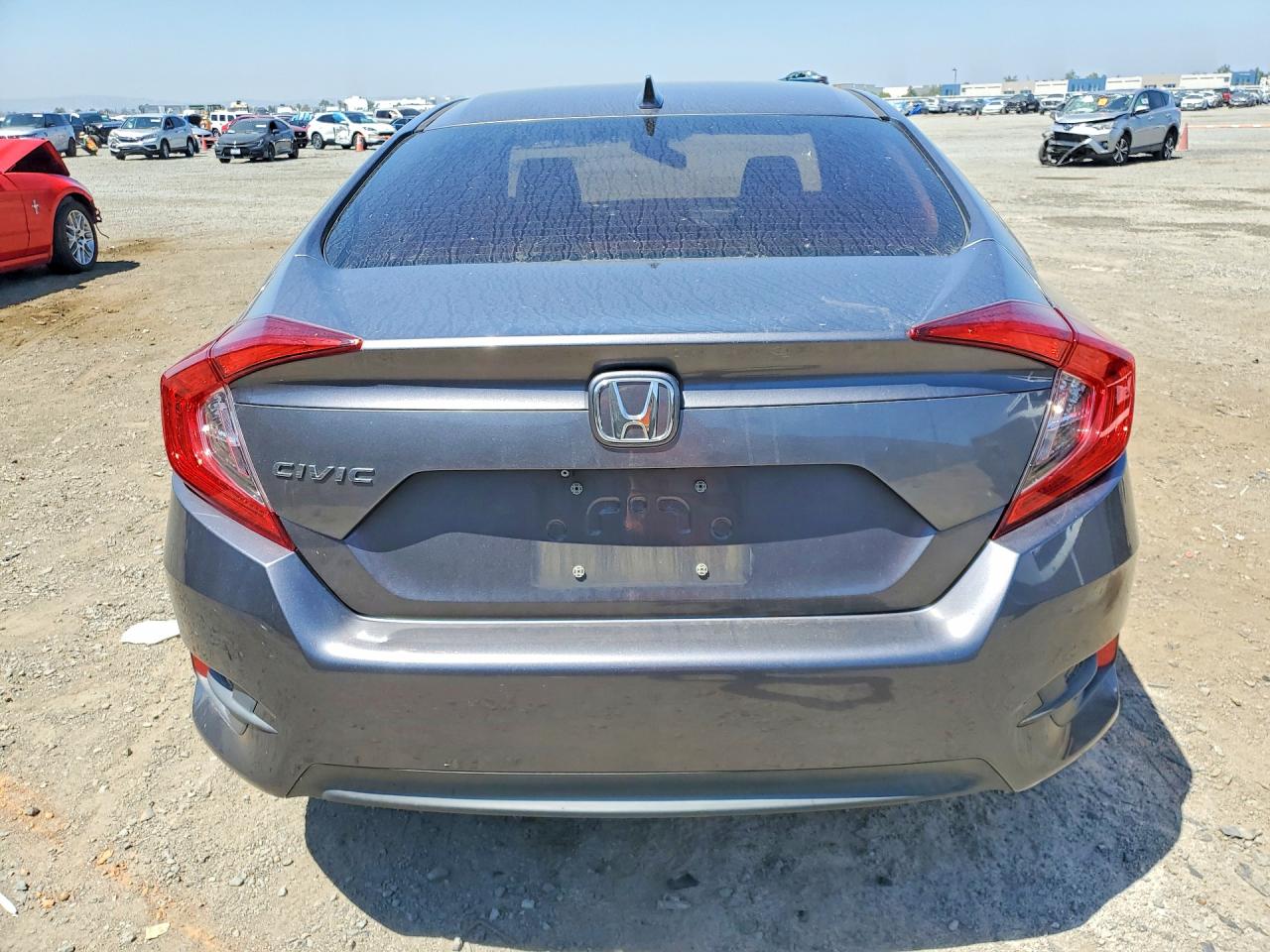 2018 Honda Civic Ex Gray vin: 19XFC2F77JE205096
