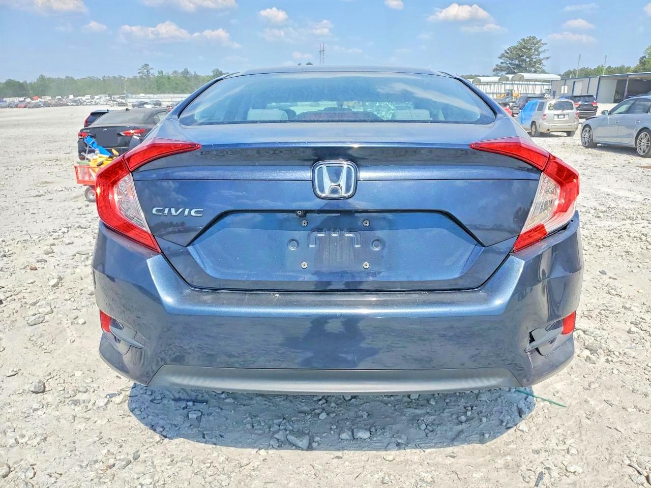 2016 Honda Civic Ex Gray vin: 19XFC2F78GE067996