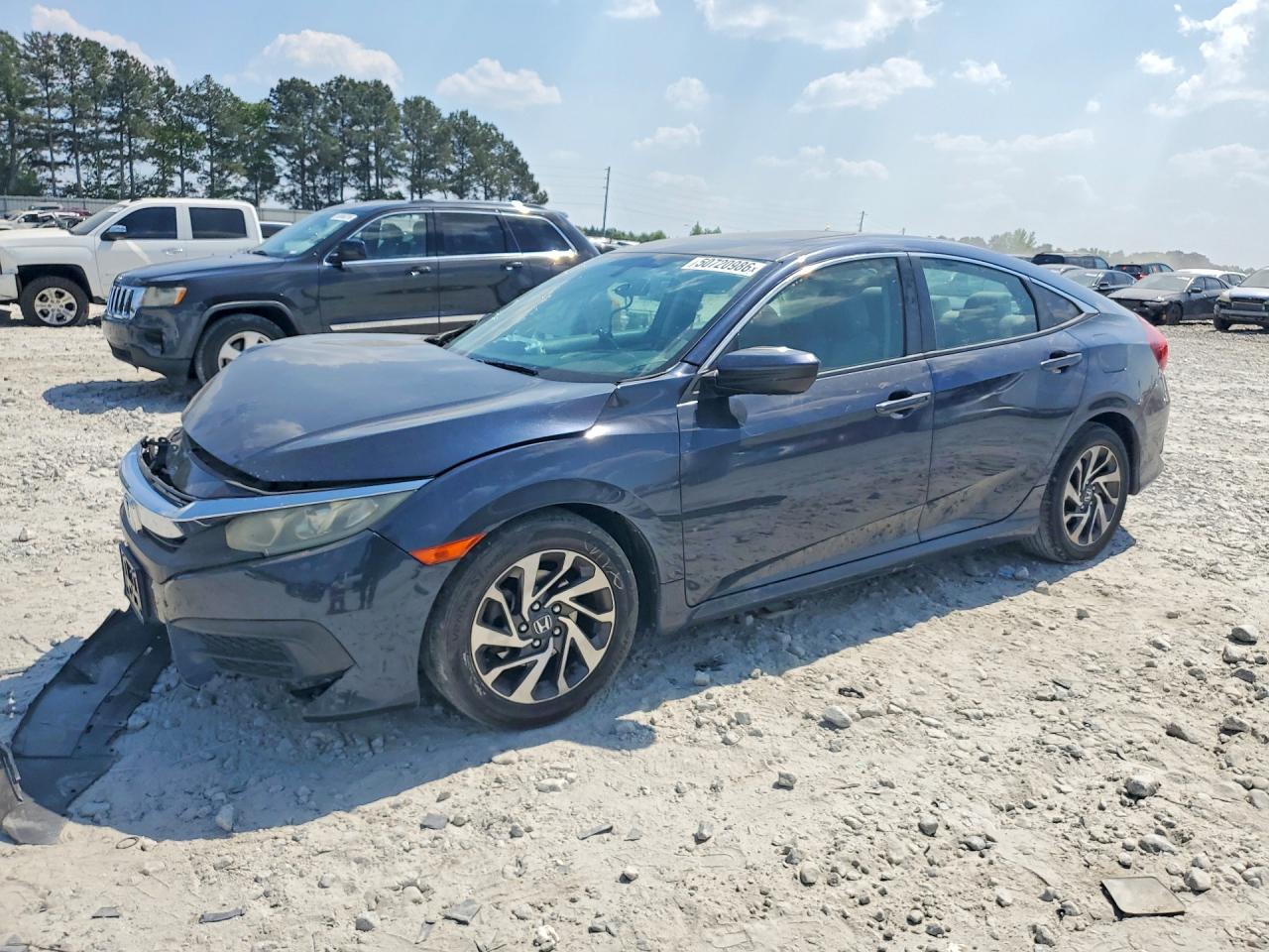 2016 Honda Civic Ex Gray vin: 19XFC2F78GE067996