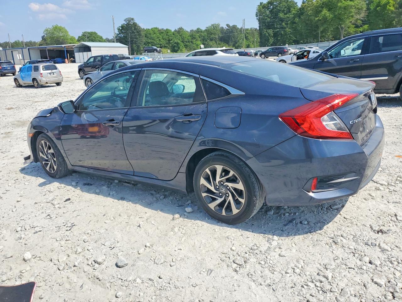 2016 Honda Civic Ex Gray vin: 19XFC2F78GE067996