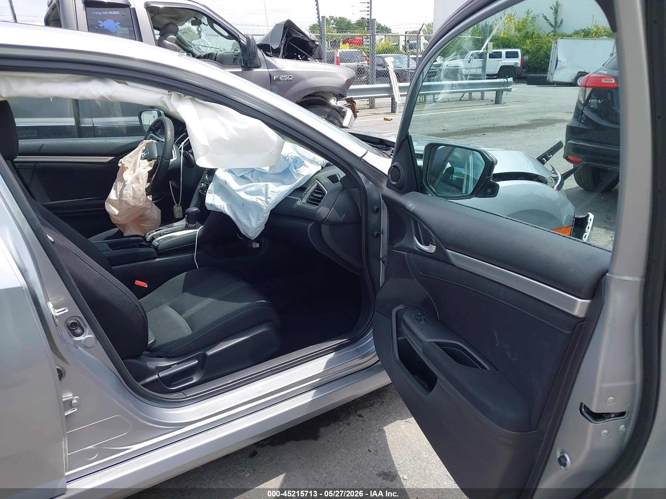 2016 Honda Civic Ex Серебряный vin: 19XFC2F78GE086127