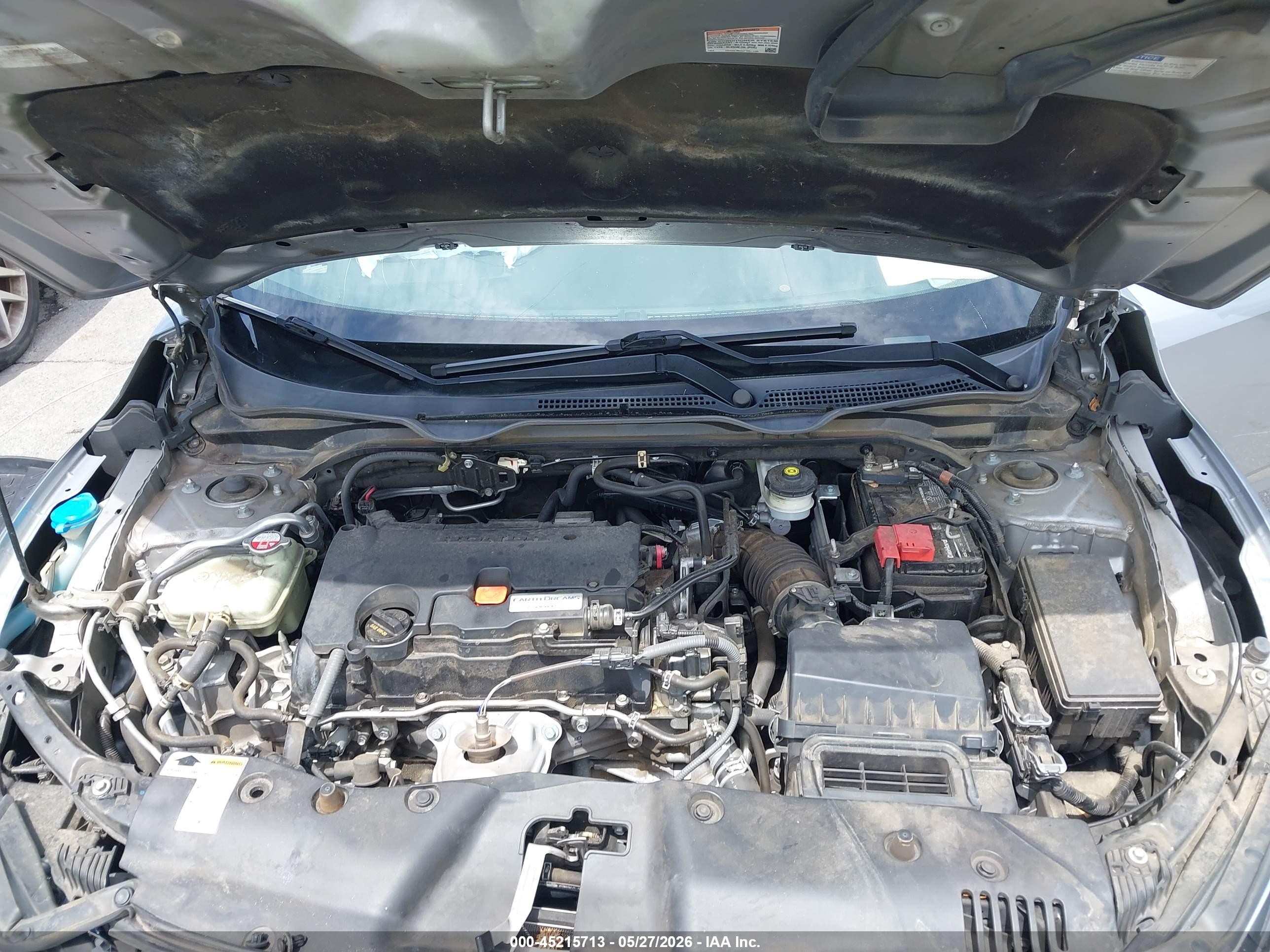 2016 Honda Civic Ex Серебряный vin: 19XFC2F78GE086127