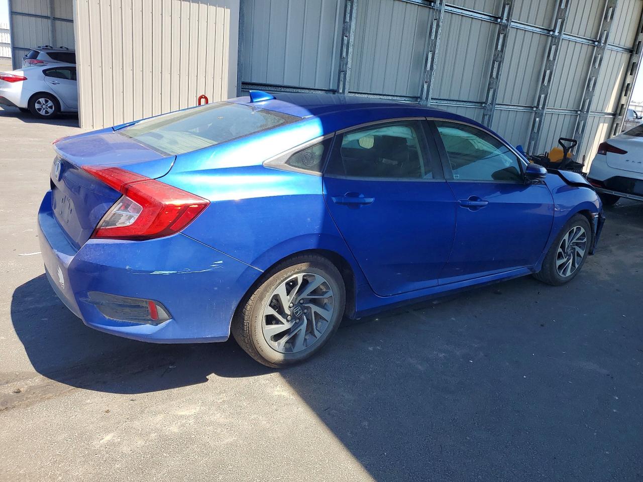 2017 Honda Civic Ex Blue vin: 19XFC2F78HE200726