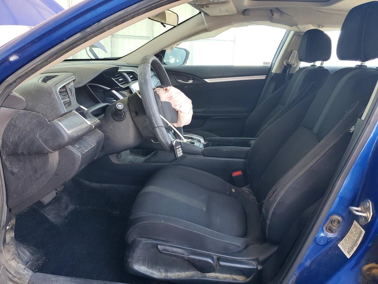 2017 Honda Civic Ex Blue vin: 19XFC2F78HE200726
