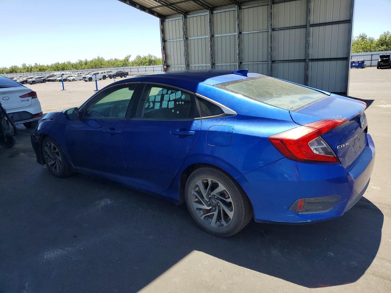 2017 Honda Civic Ex Blue vin: 19XFC2F78HE200726