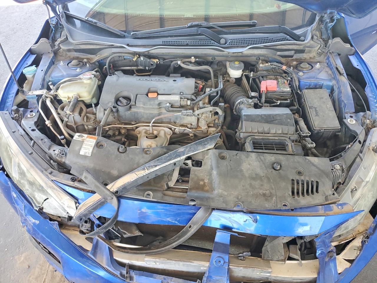 2017 Honda Civic Ex Blue vin: 19XFC2F78HE200726