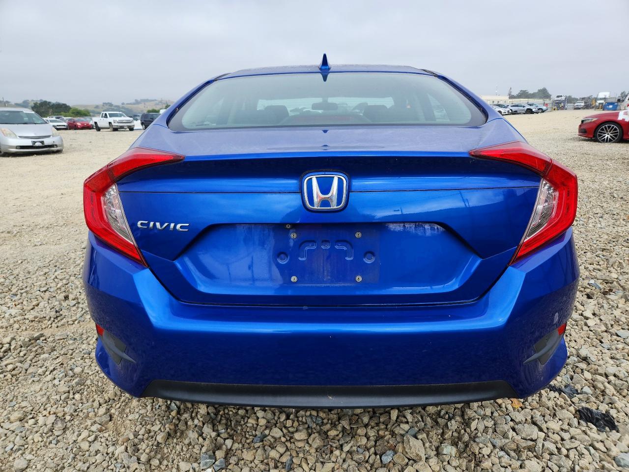 2017 Honda Civic Ex Blue vin: 19XFC2F78HE206316