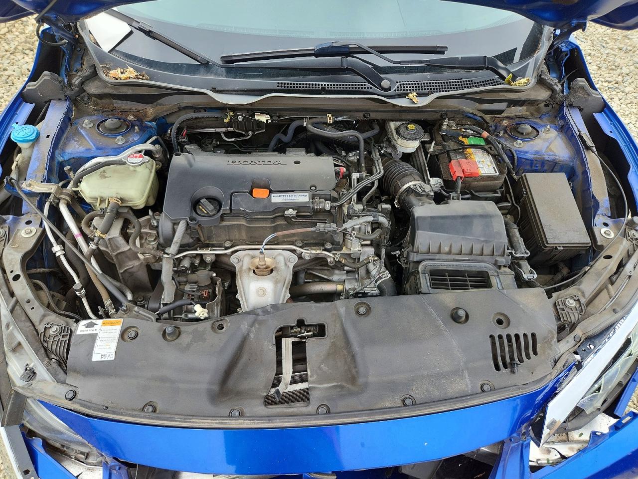 2017 Honda Civic Ex Blue vin: 19XFC2F78HE206316