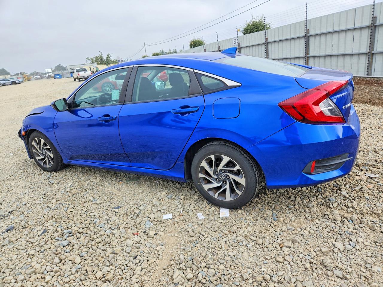 2017 Honda Civic Ex Blue vin: 19XFC2F78HE206316
