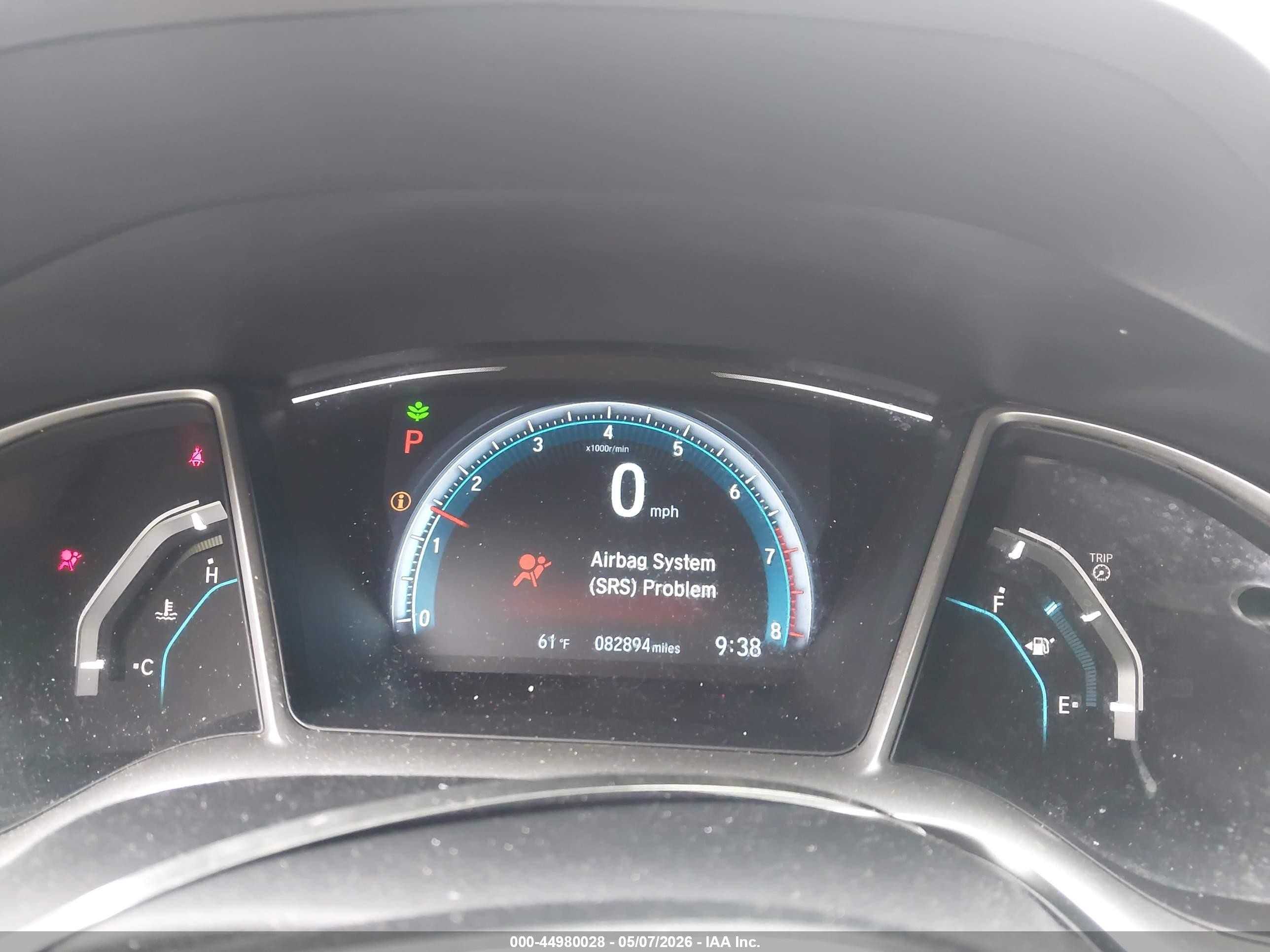 2016 Honda Civic Ex Gray vin: 19XFC2F79GE249934