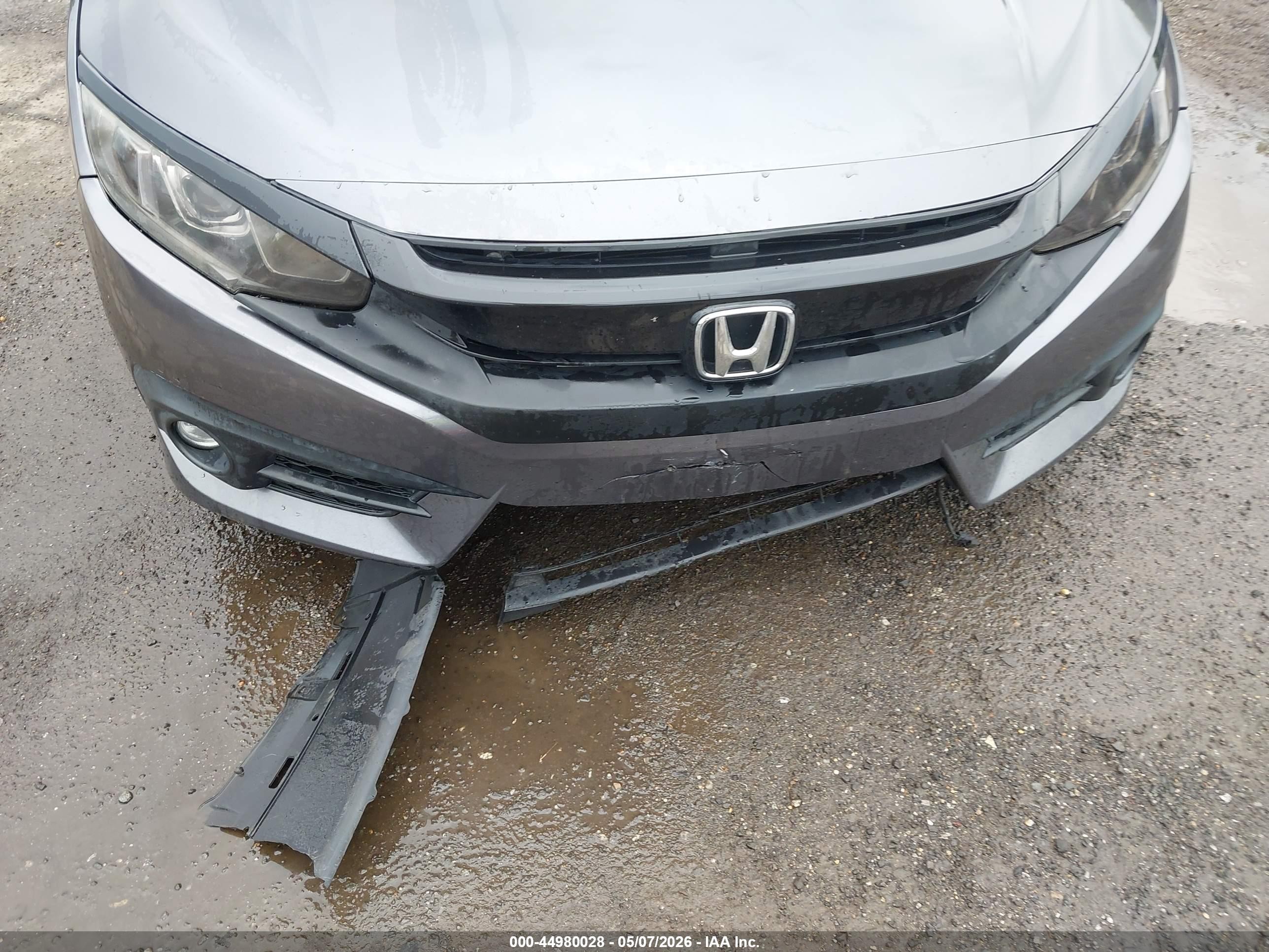 2016 Honda Civic Ex Gray vin: 19XFC2F79GE249934