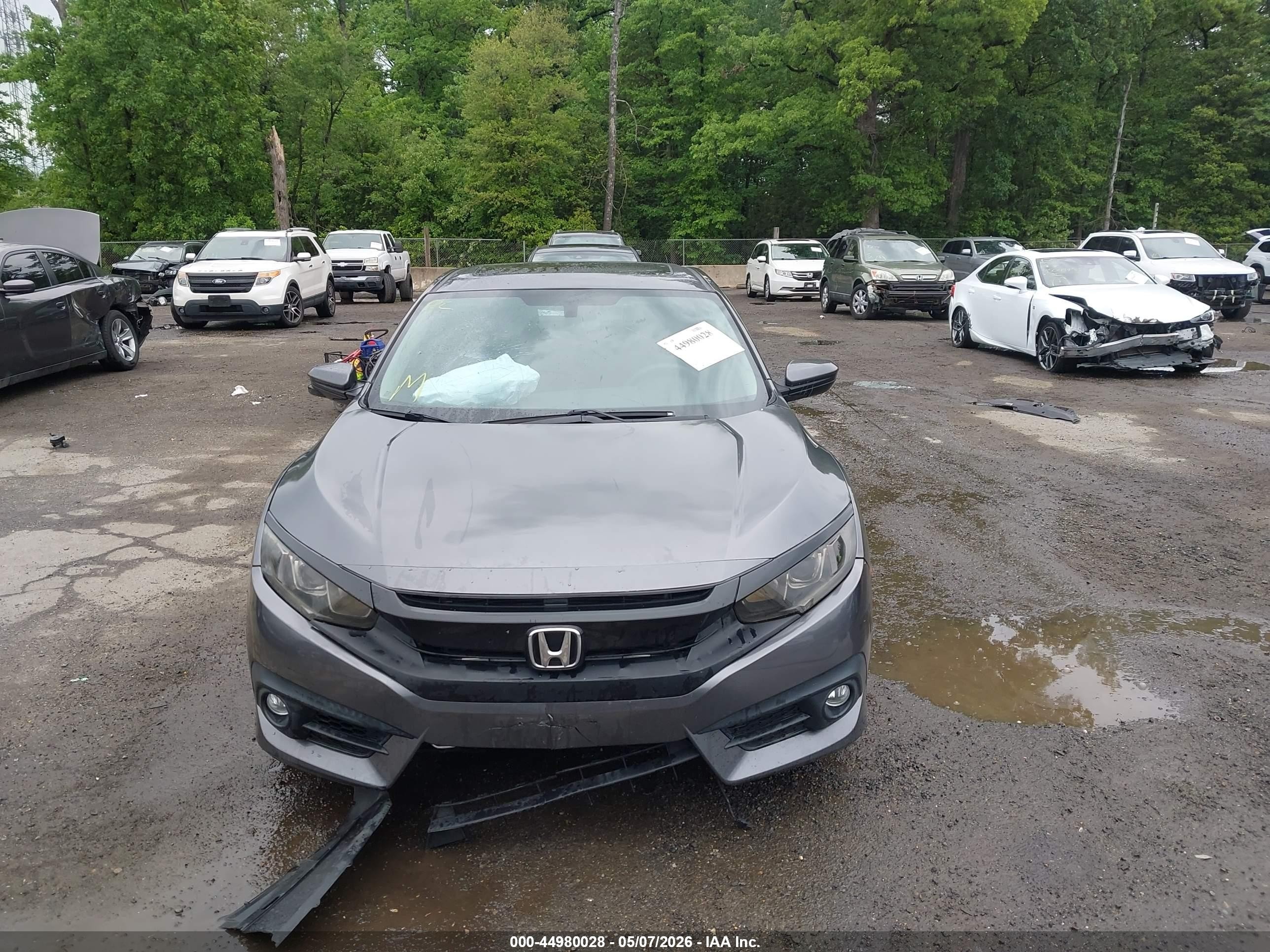 2016 Honda Civic Ex Gray vin: 19XFC2F79GE249934