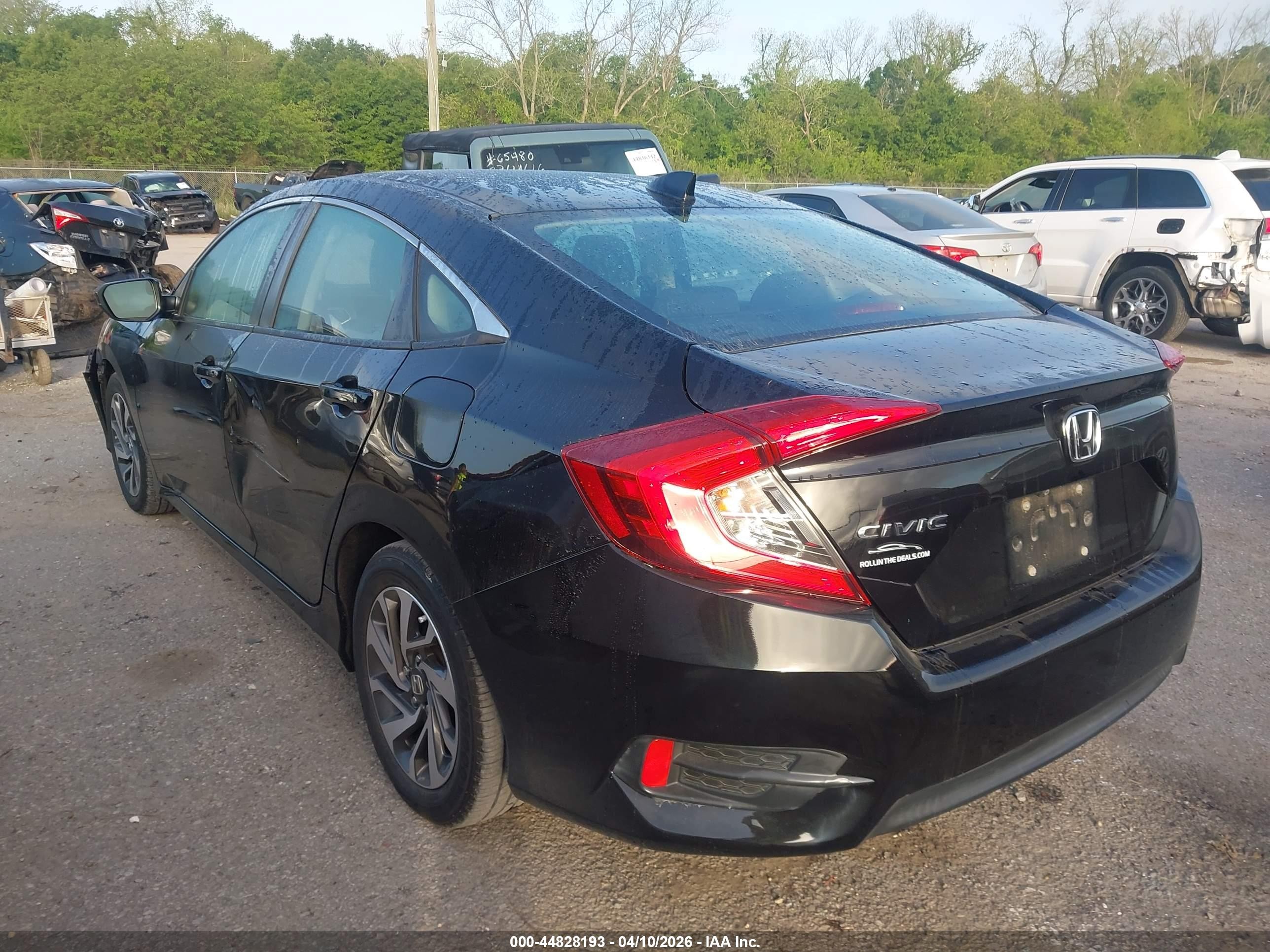 2017 Honda Civic Ex Черный vin: 19XFC2F79HE016749