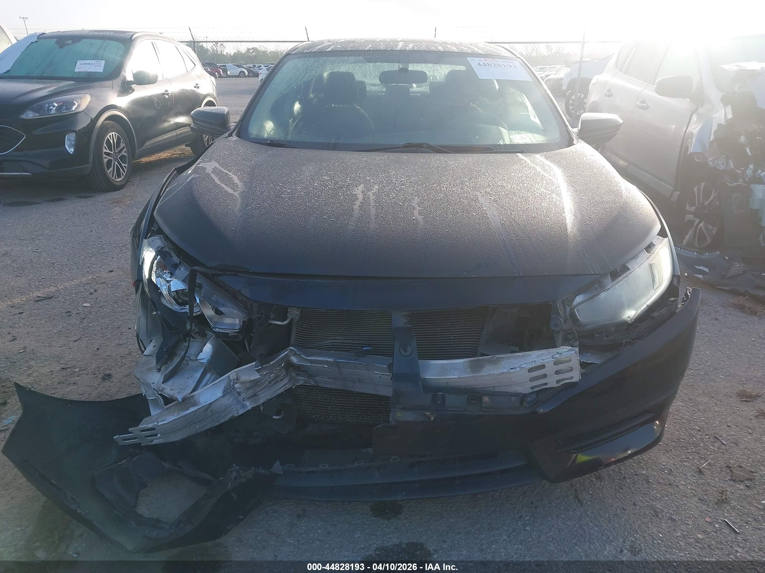 2017 Honda Civic Ex Черный vin: 19XFC2F79HE016749
