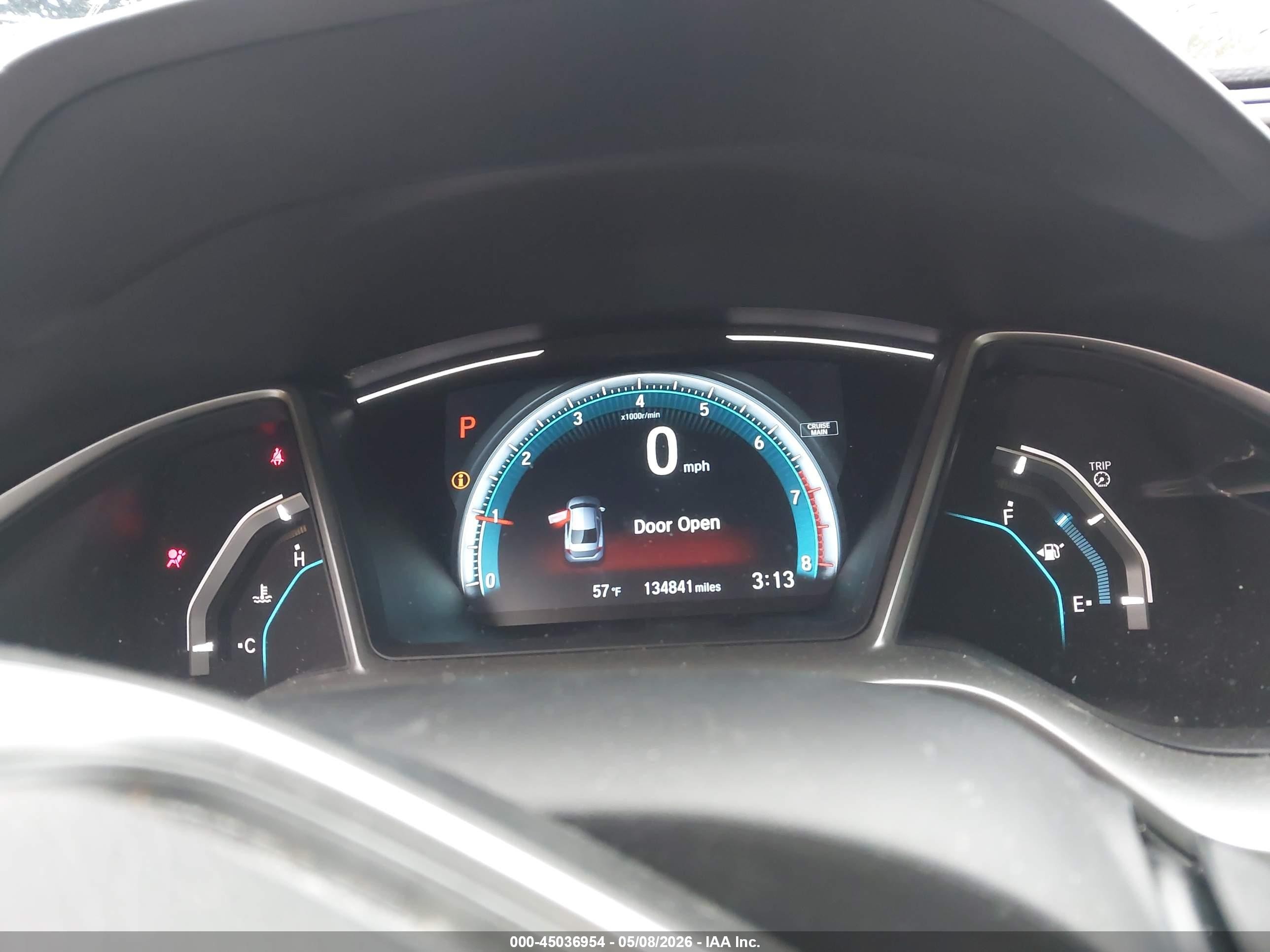 2017 Honda Civic Ex White vin: 19XFC2F79HE209032