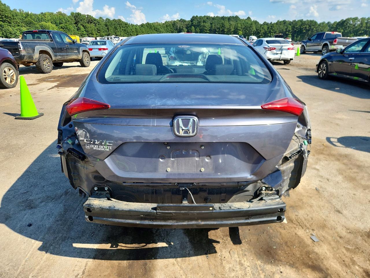 2016 Honda Civic Ex Gray vin: 19XFC2F7XGE074657