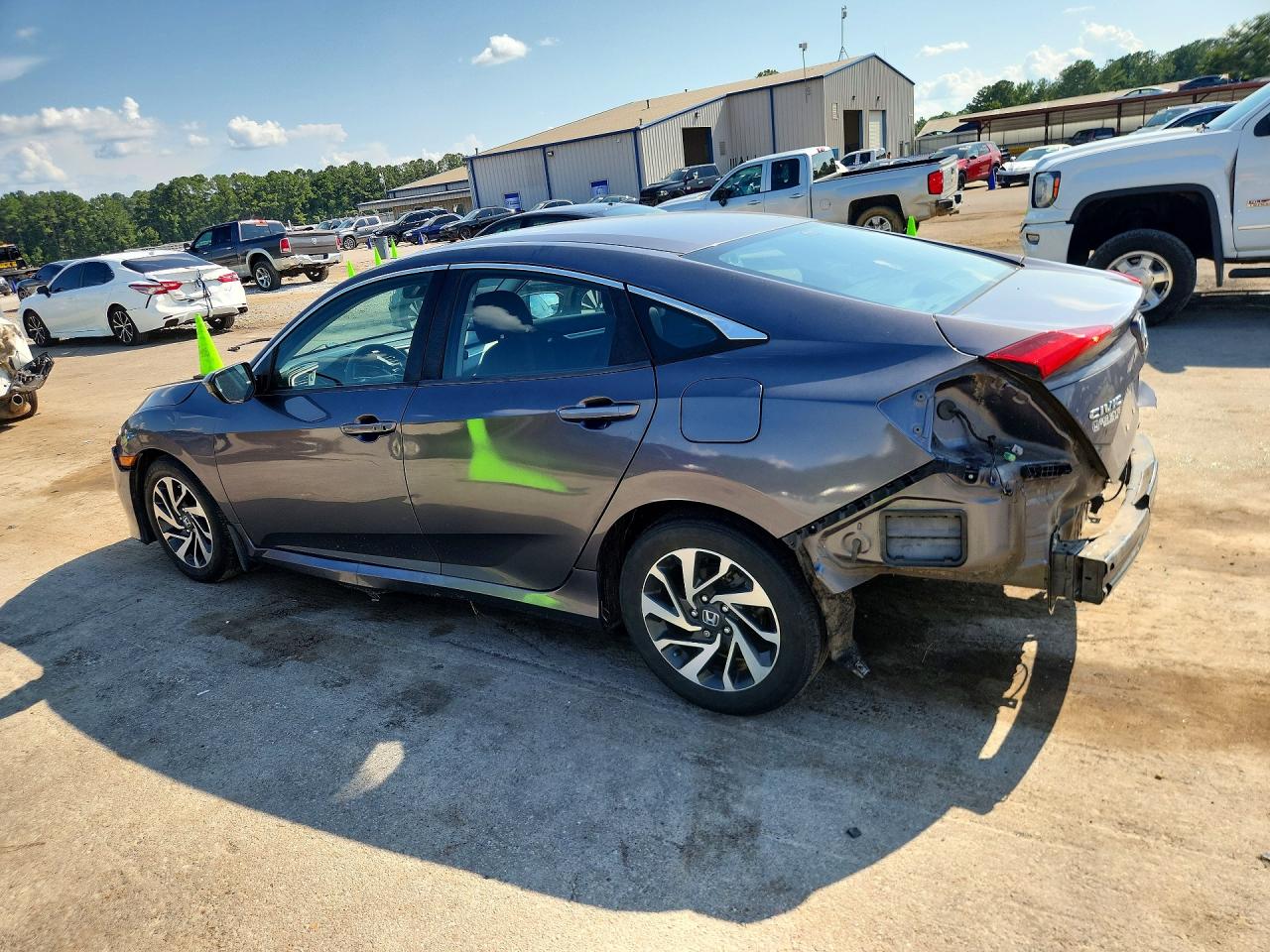 2016 Honda Civic Ex Gray vin: 19XFC2F7XGE074657