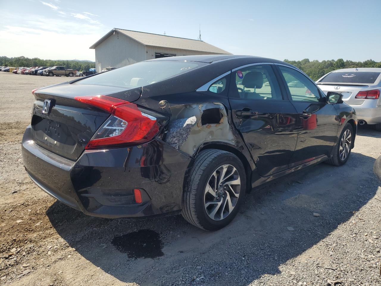 2016 Honda Civic Ex Black vin: 19XFC2F7XGE217428