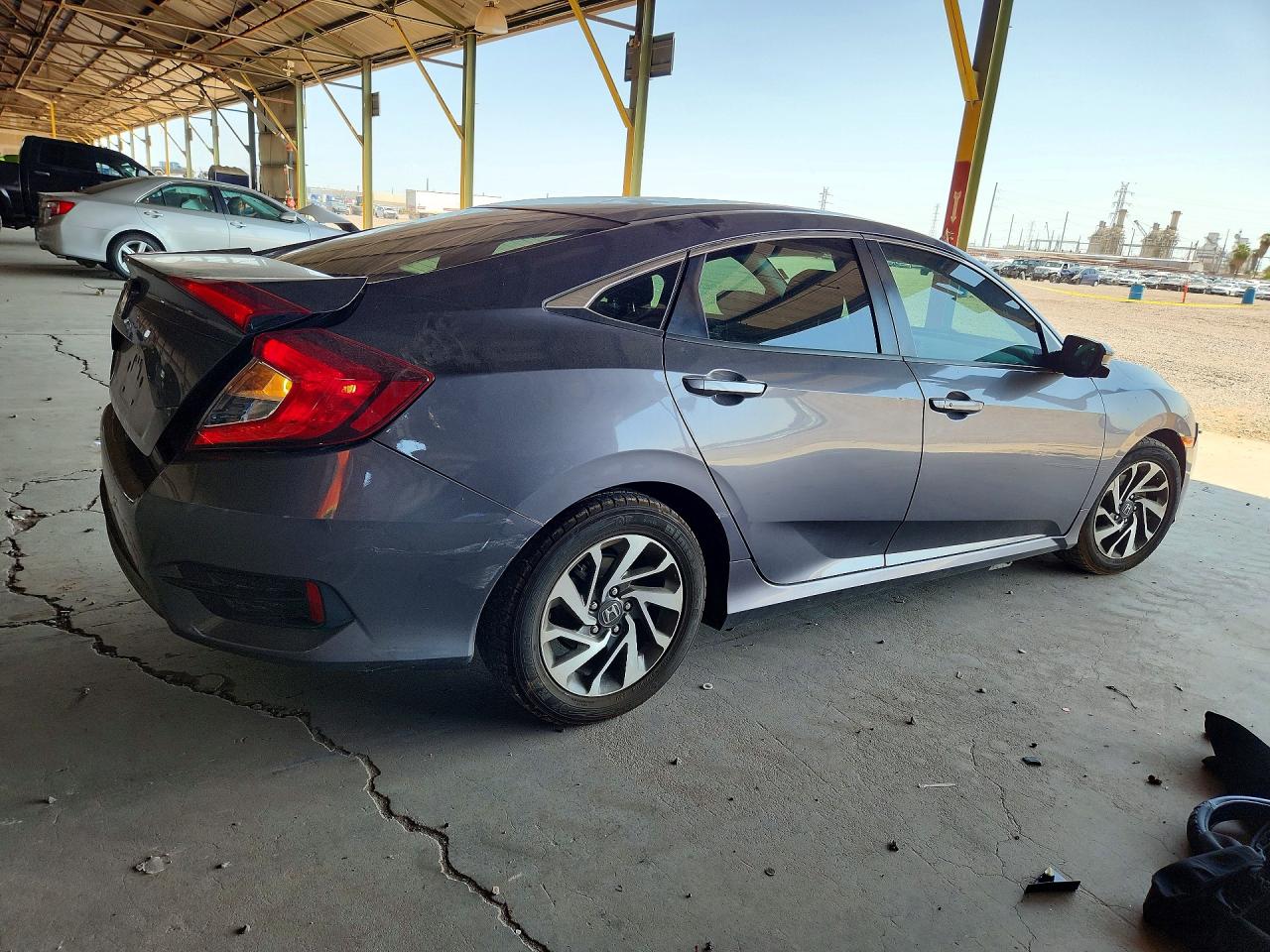 2016 Honda Civic Ex Gray vin: 19XFC2F7XGE249179