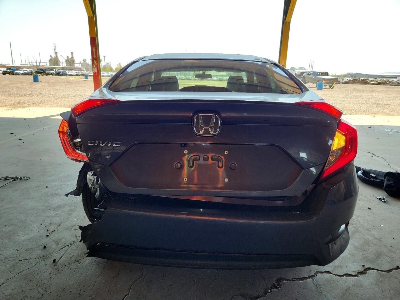 2016 Honda Civic Ex Gray vin: 19XFC2F7XGE249179