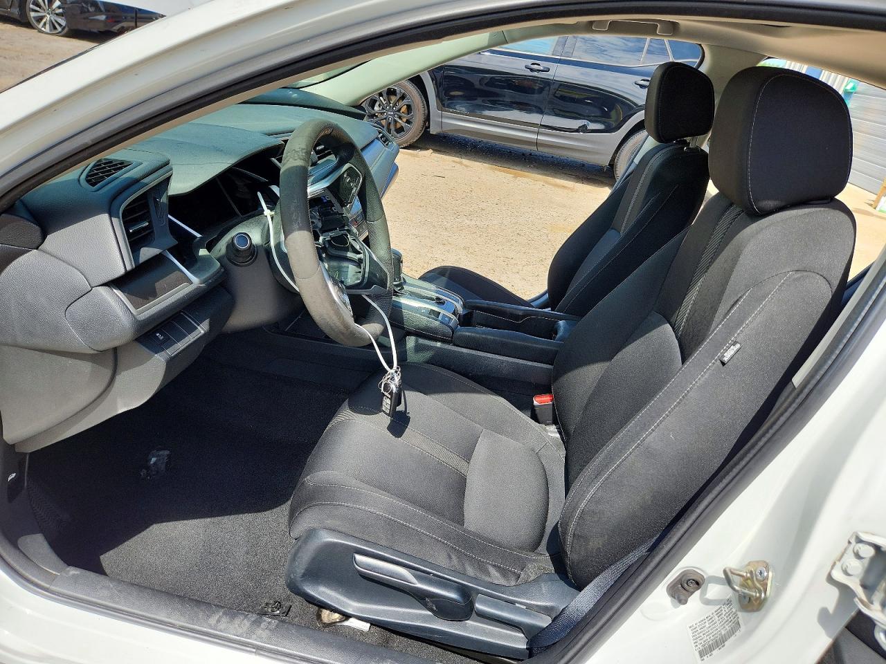 2017 Honda Civic Ex White vin: 19XFC2F7XHE047332