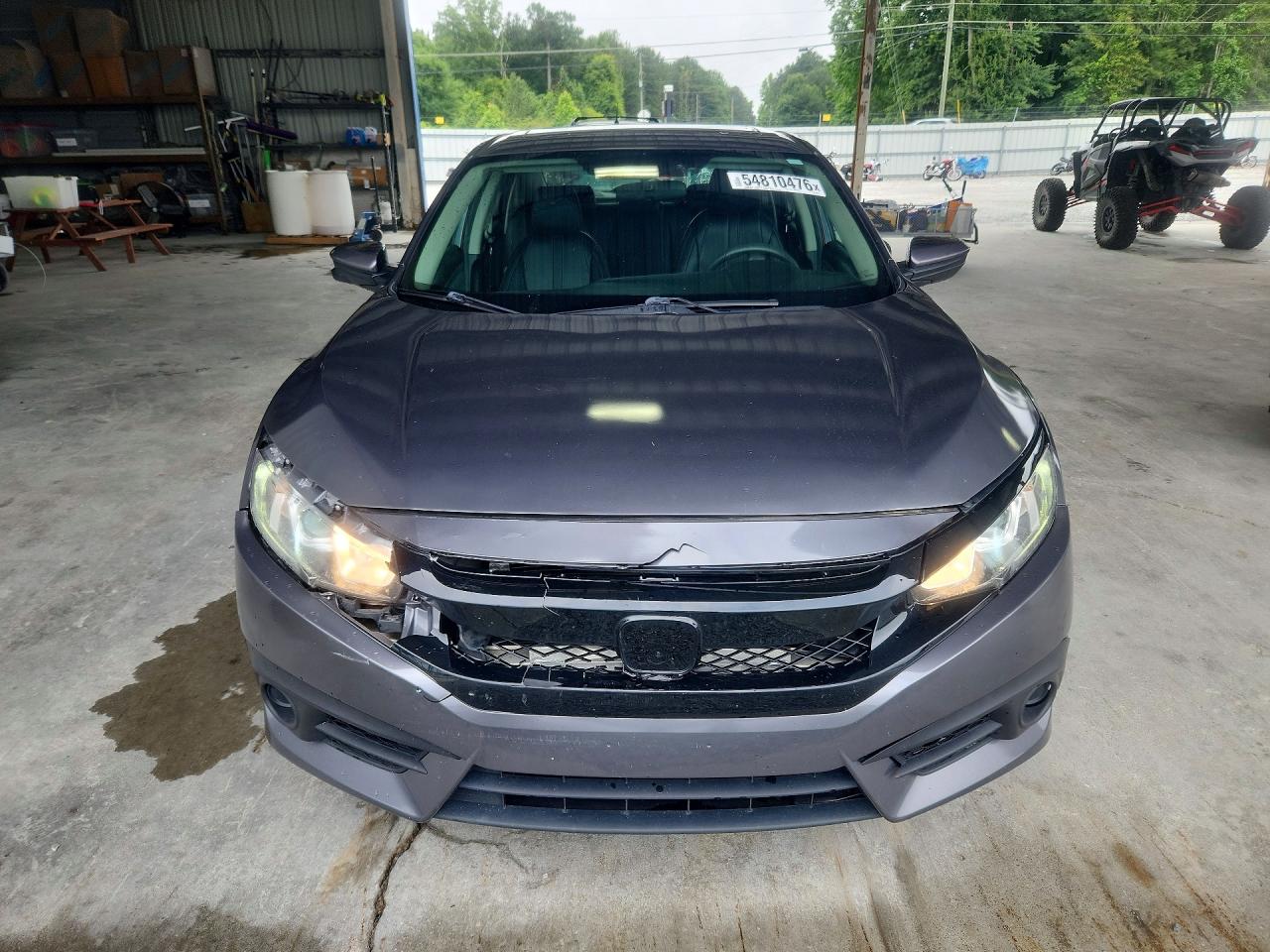 2016 Honda Civic Ex Gray vin: 19XFC2F82GE059501