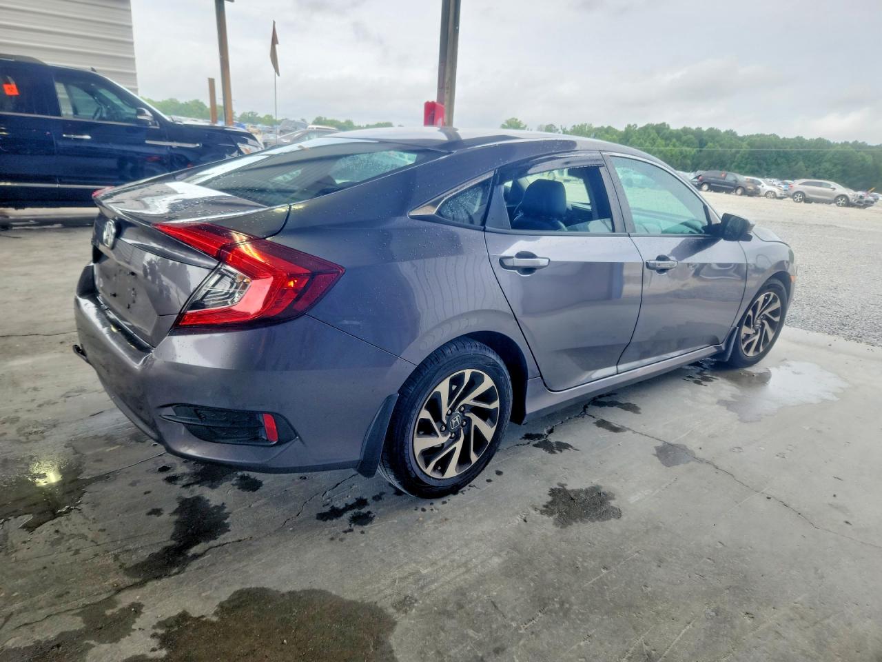 2016 Honda Civic Ex Gray vin: 19XFC2F82GE059501